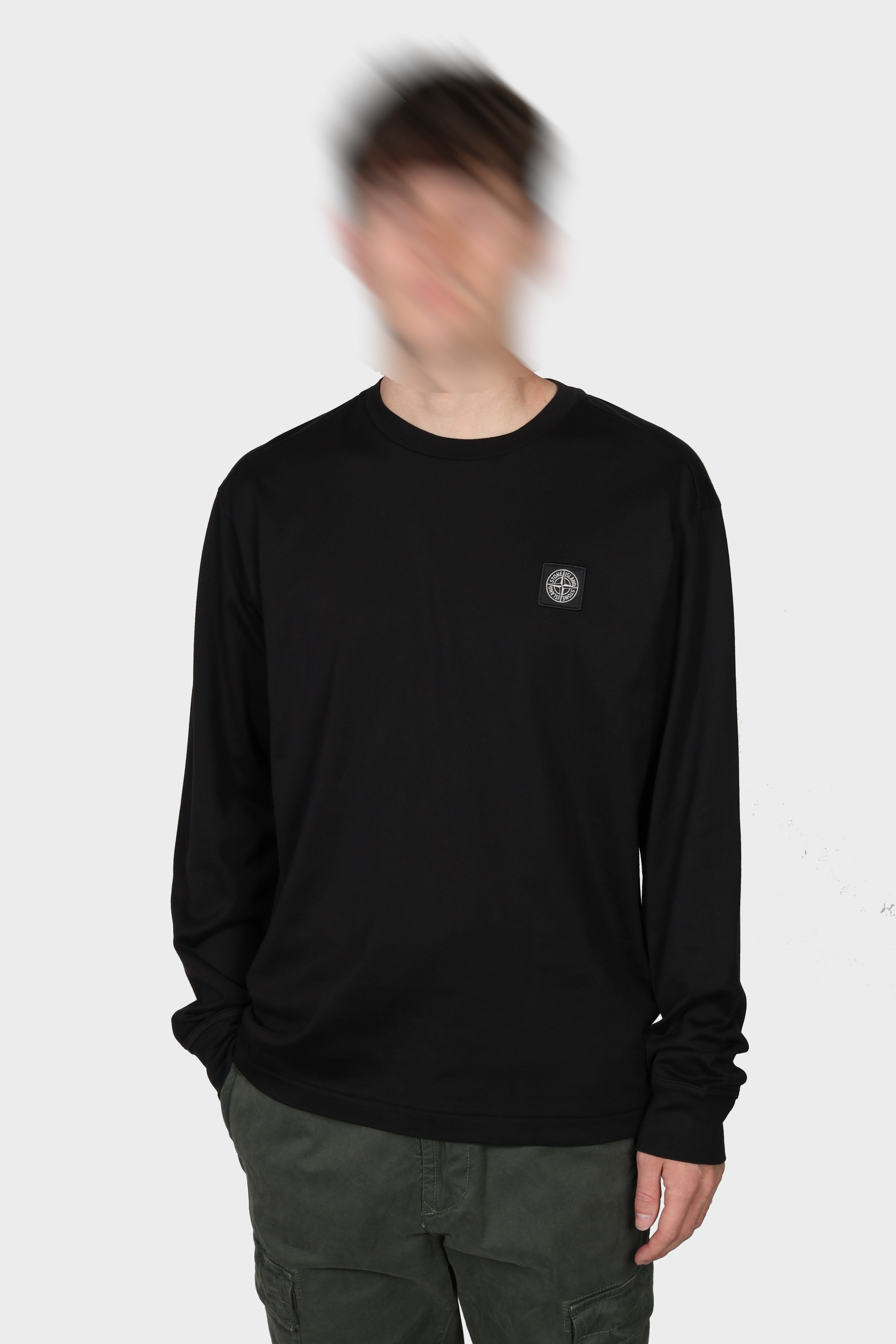 STONE ISLAND Longsleeve in Black