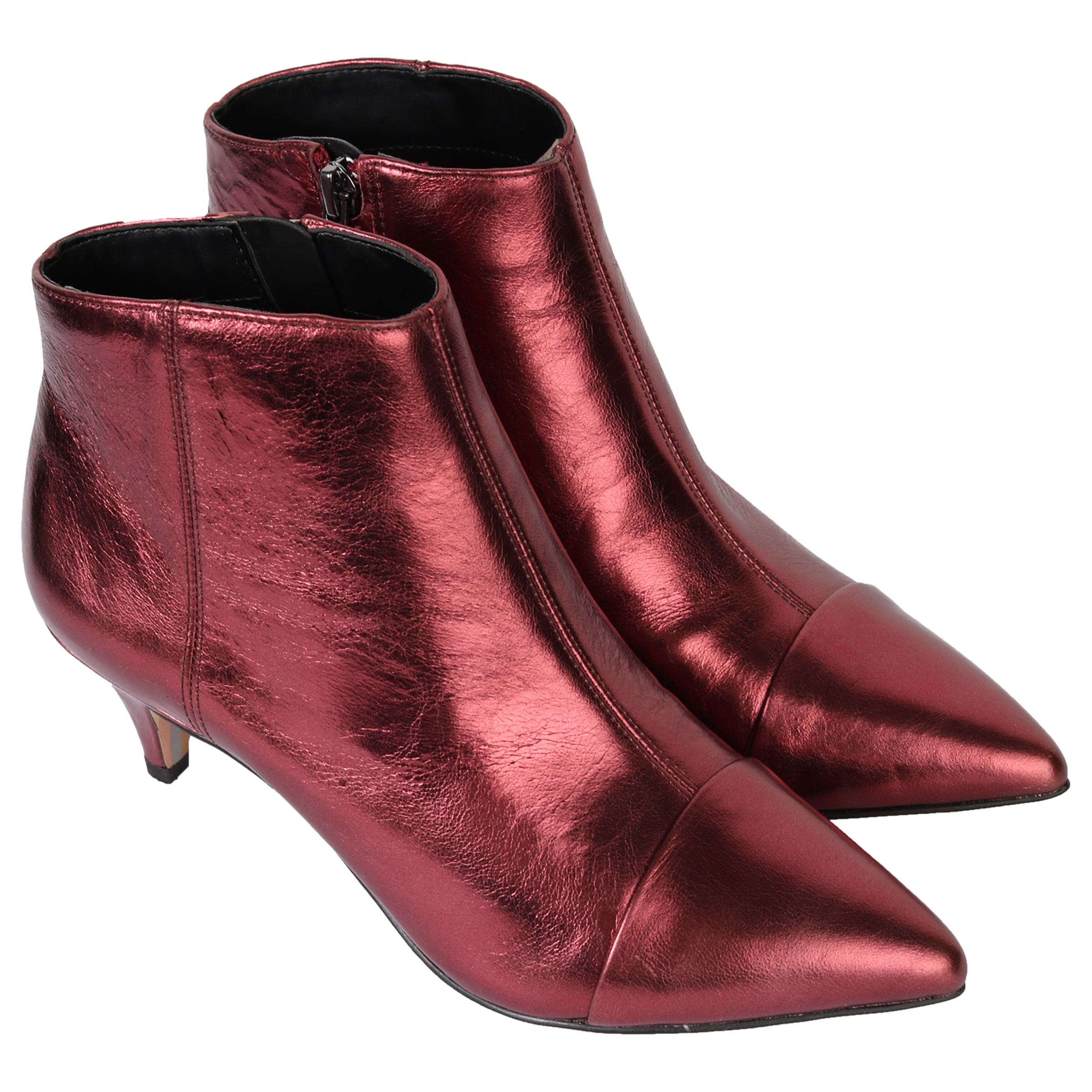 Sam Edelmann Ankle Booties Kinzey metallic kirsch 39