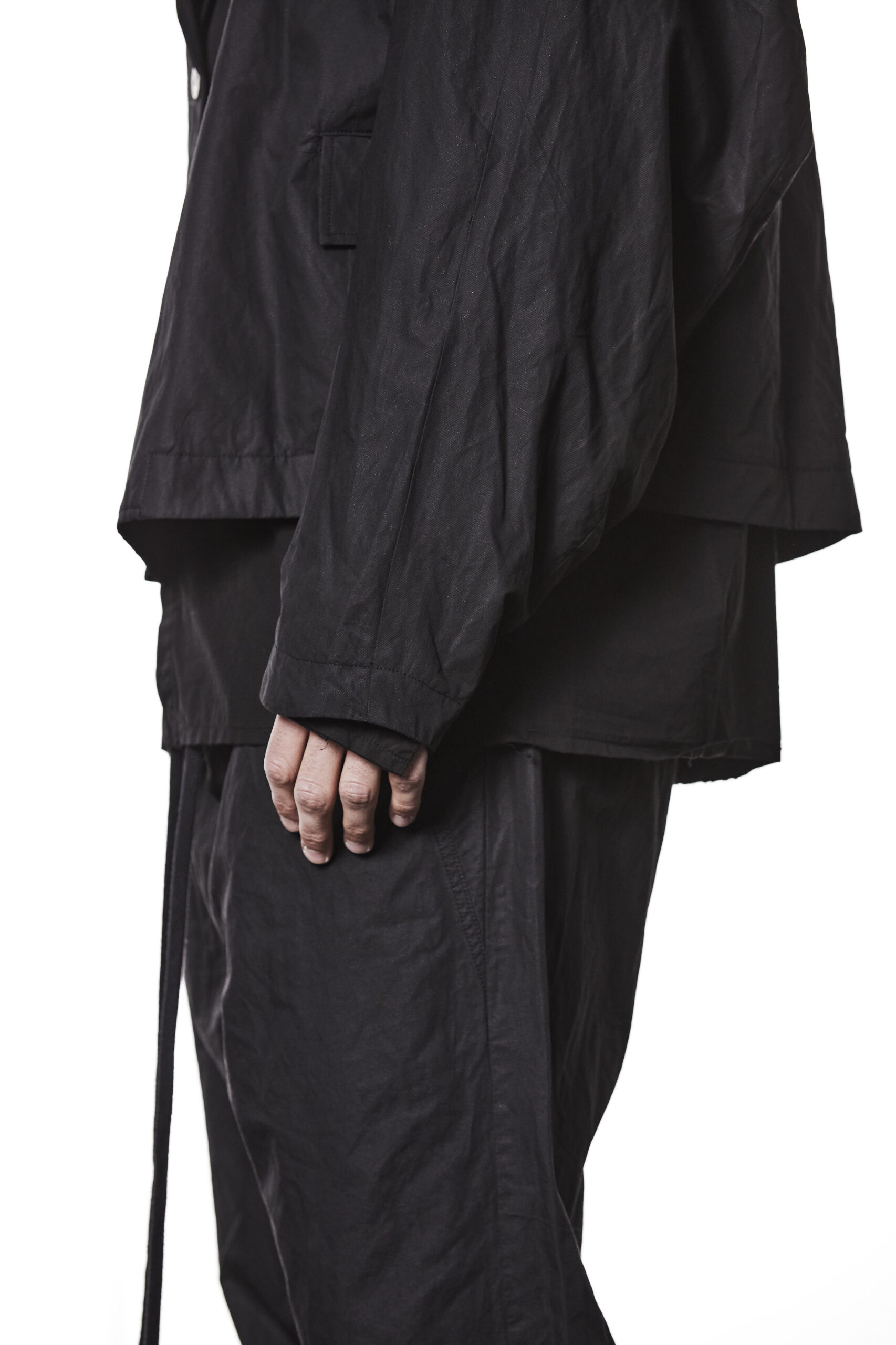 THOM KROM Cotton Suit Jacket in Black
