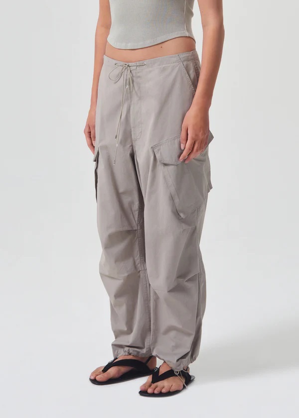 AGOLDE Ginerva Cargo Pant in Taupe