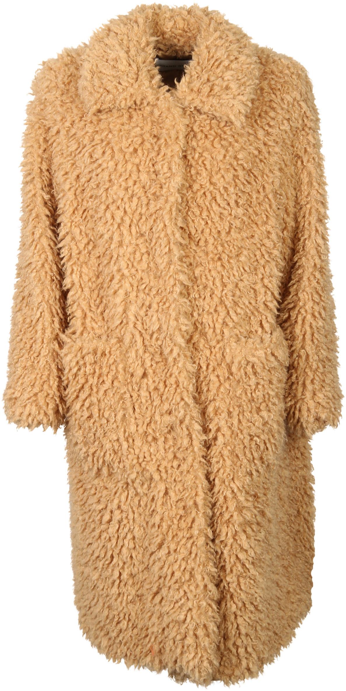 Stand Studio Fake Fur Coat Taylor Camel