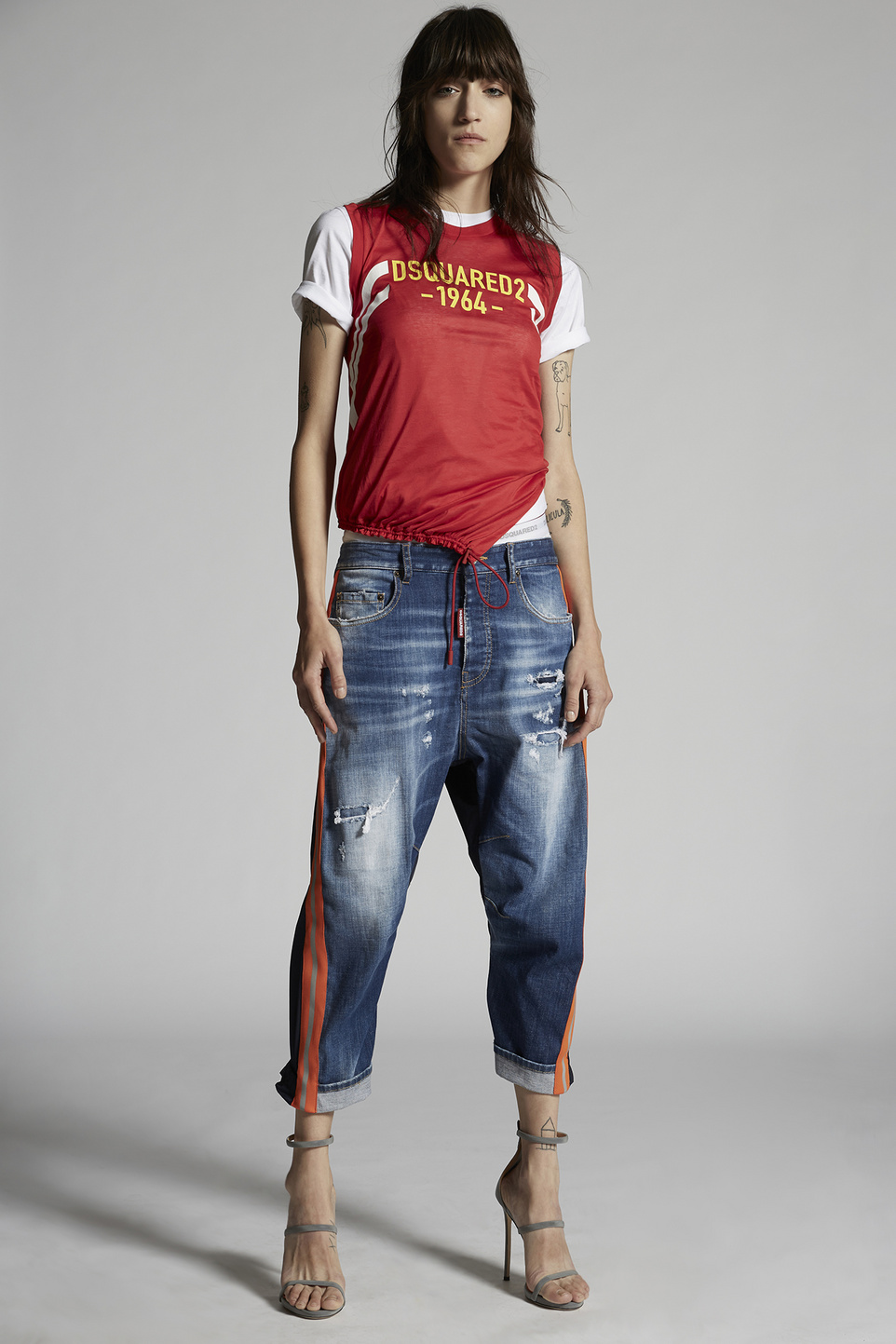 Dsquared Tapered Jeans Nylon Back  40 IT / 34 DE