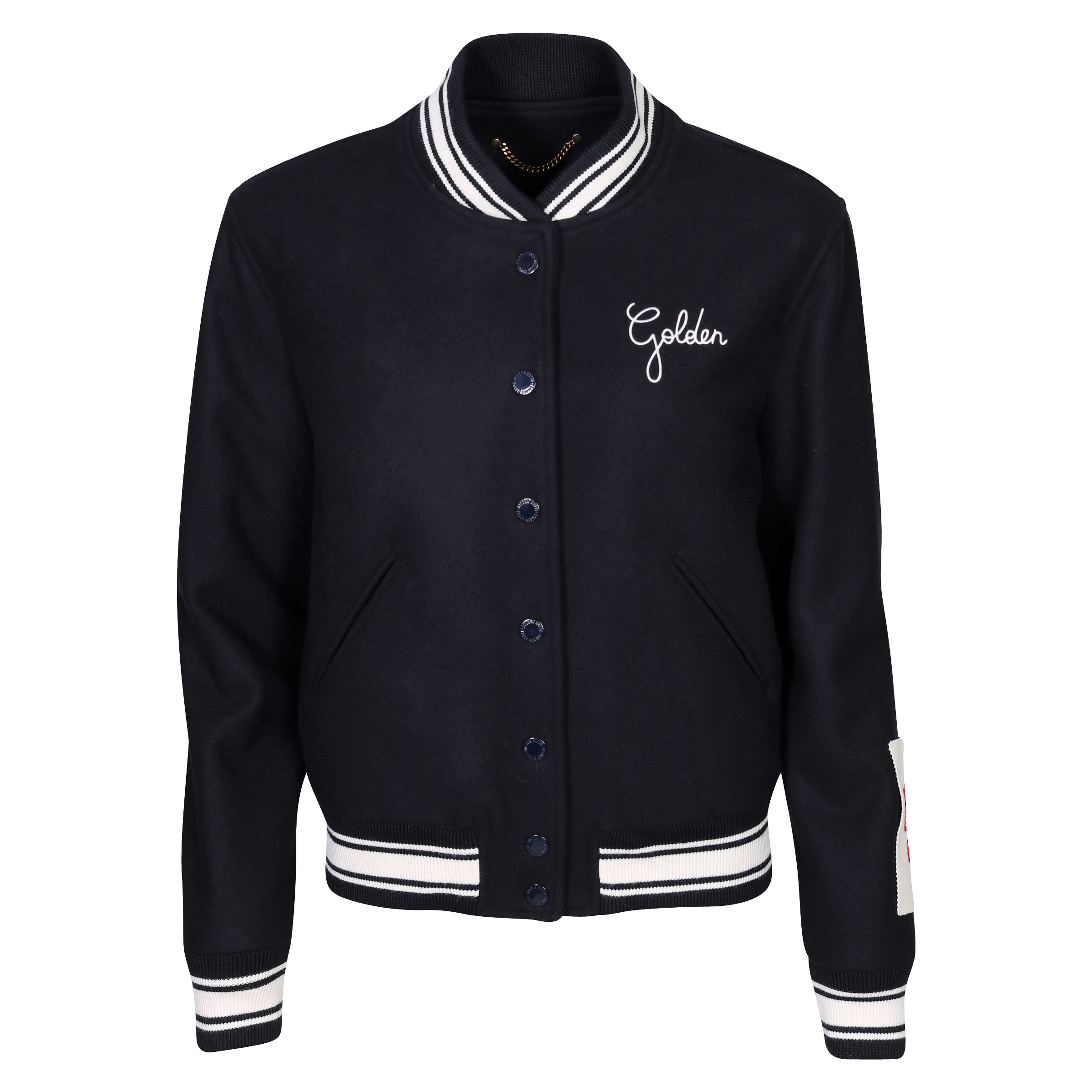 Golden Goose Wool Bomberjacket Navy/Offwhite