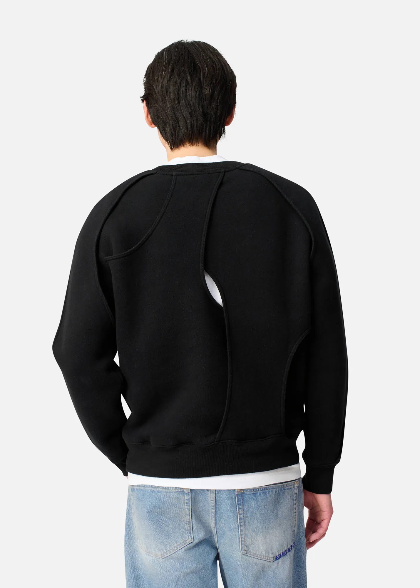 AXEL ARIGATO Linear Sweatshirt in Black