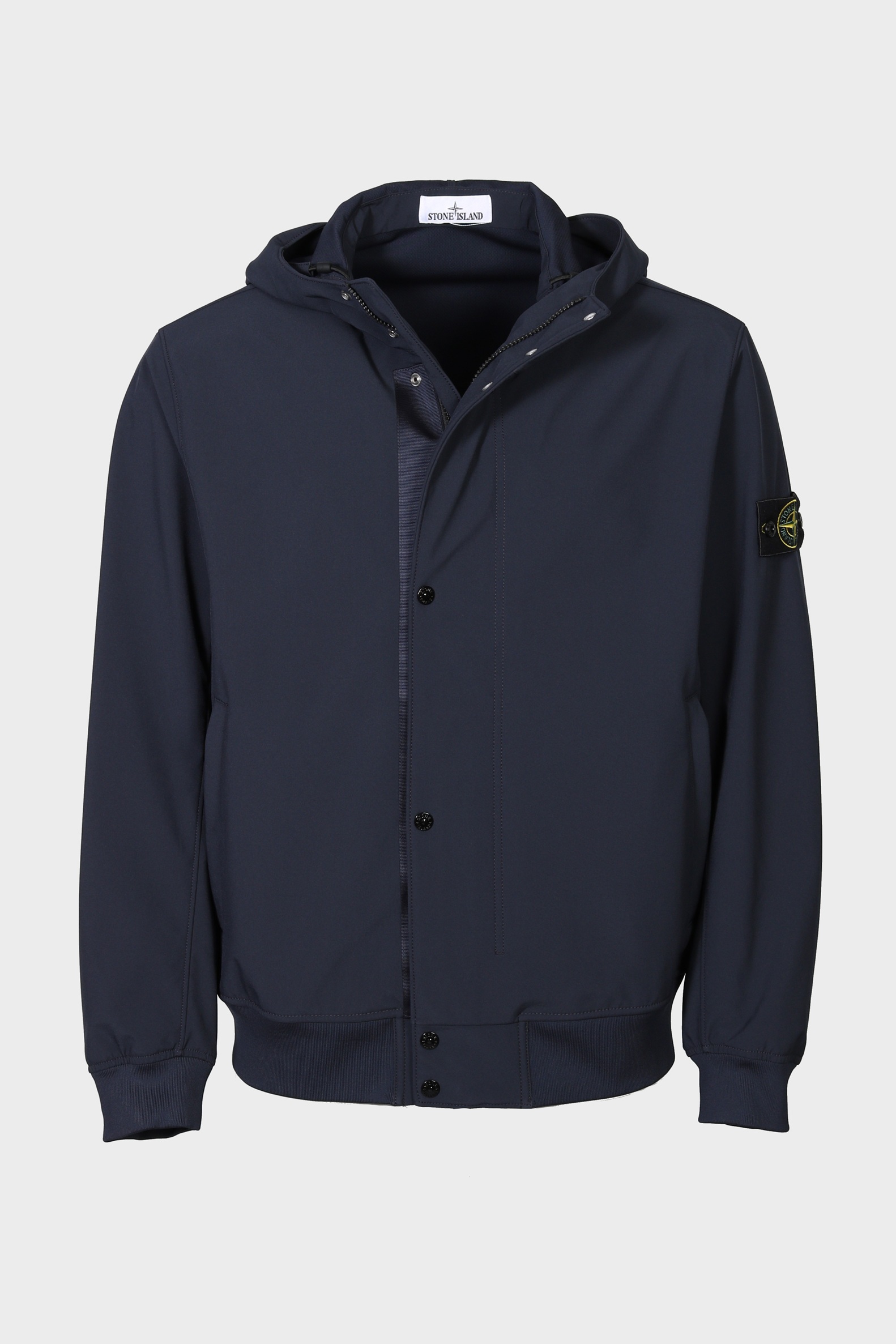 STONE ISLAND Light Soft Shell-R e.dye® Technology Jacket in Navy