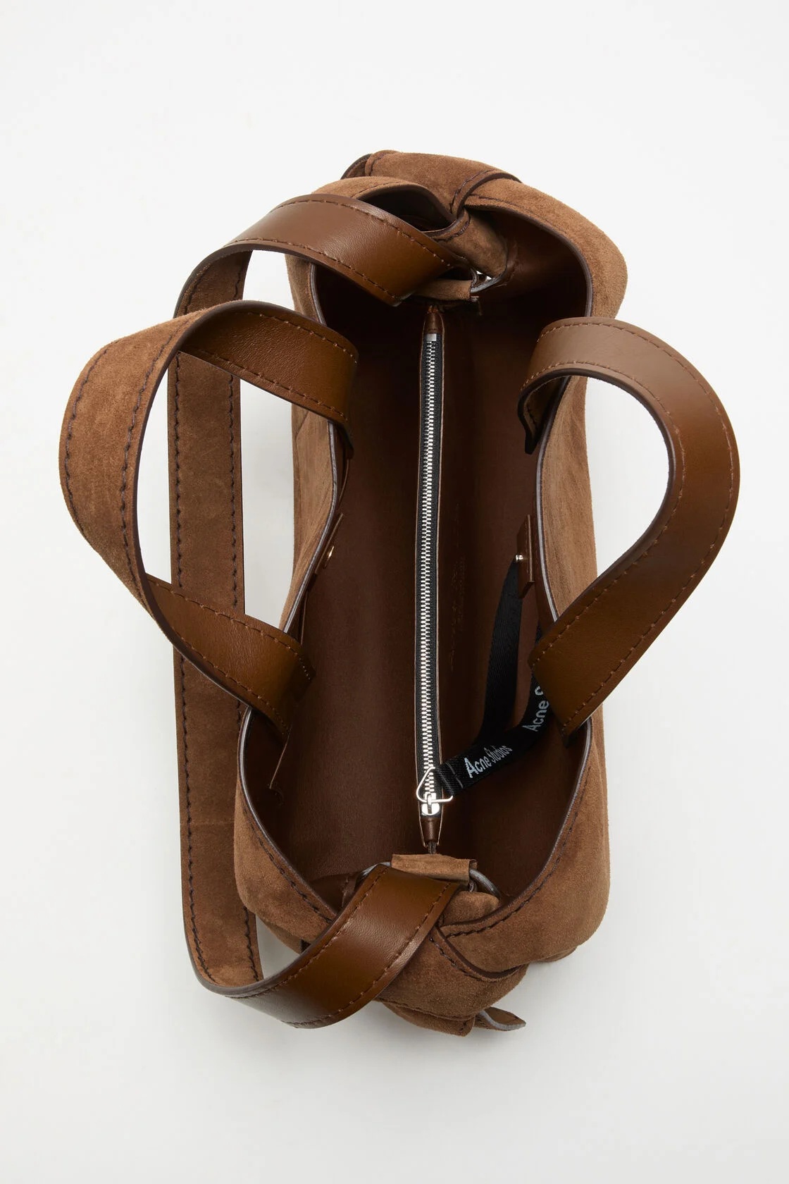 ACNE STUDIOS Musubi Tote Bag in Cognac Brown