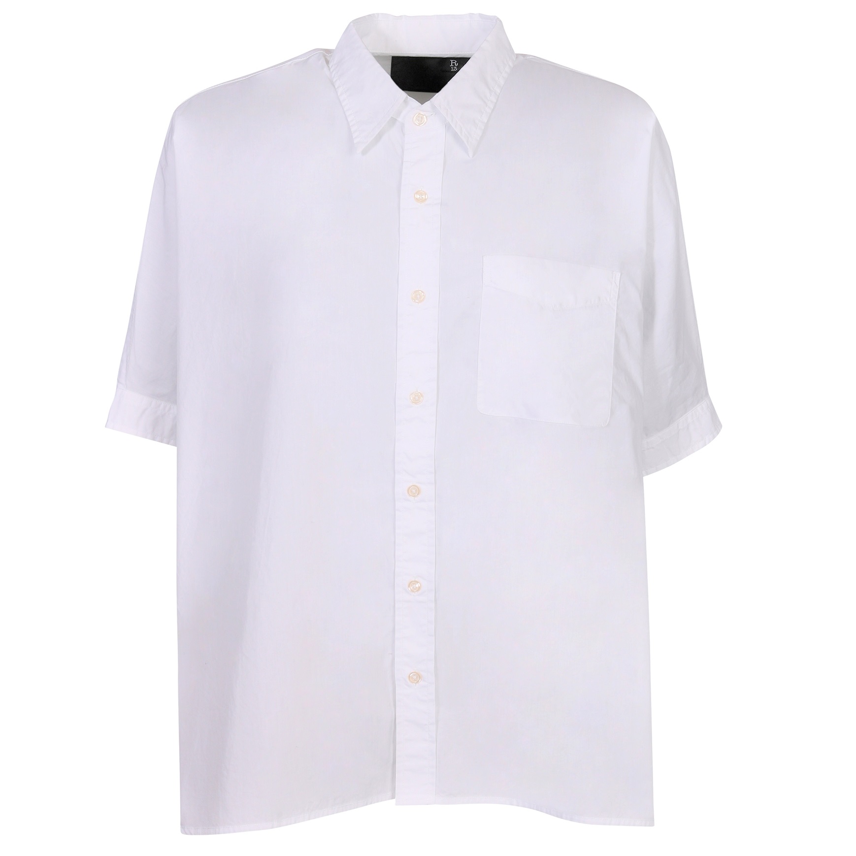 R13 Oversized Boxy Shirt in White M