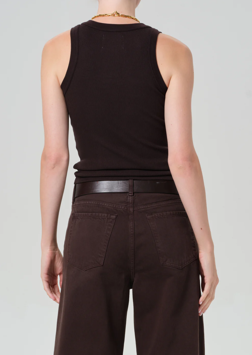CITIZENS OF HUMANITY Isabel Tank Top in Brown