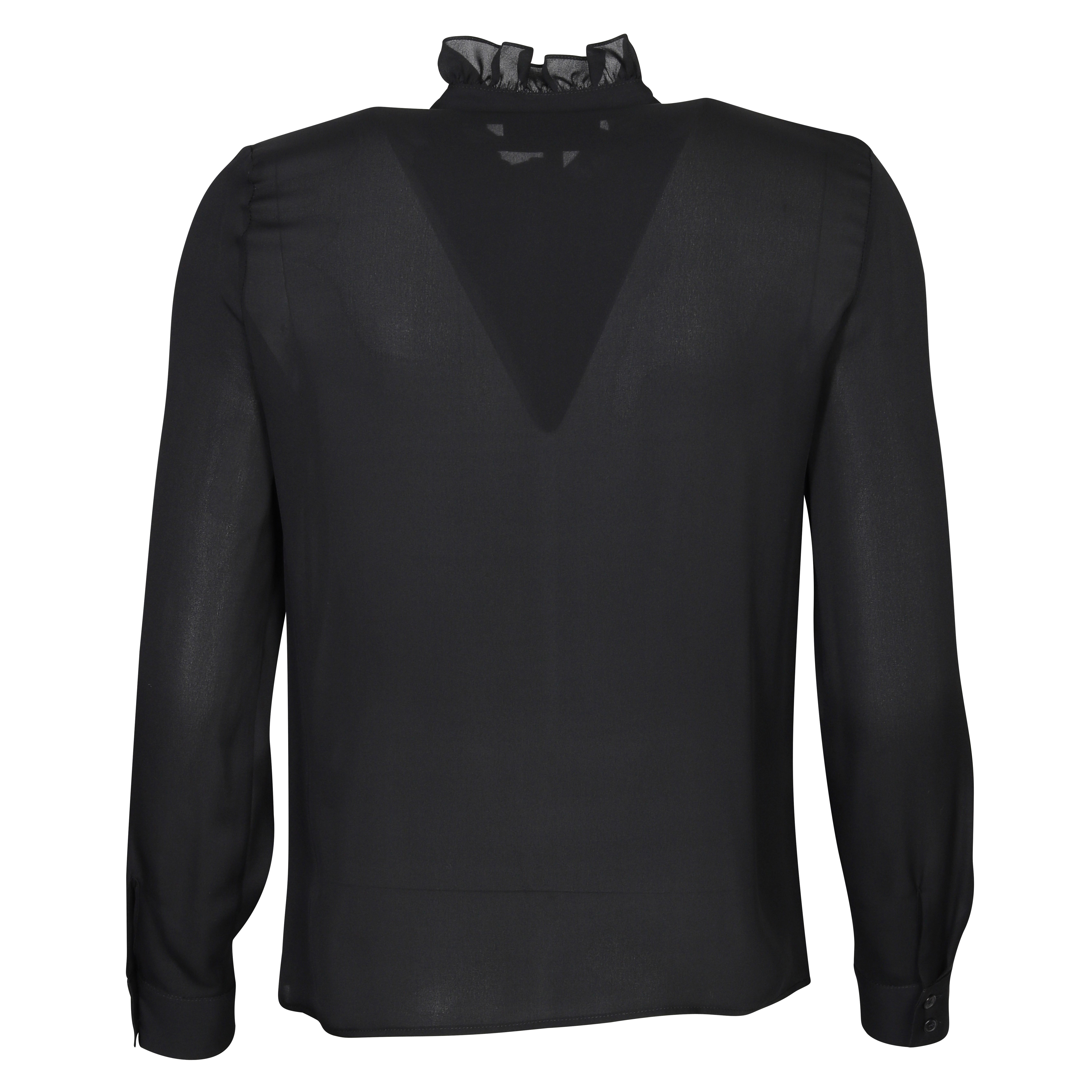 NILI LOTAN Lily Blouse in Black L