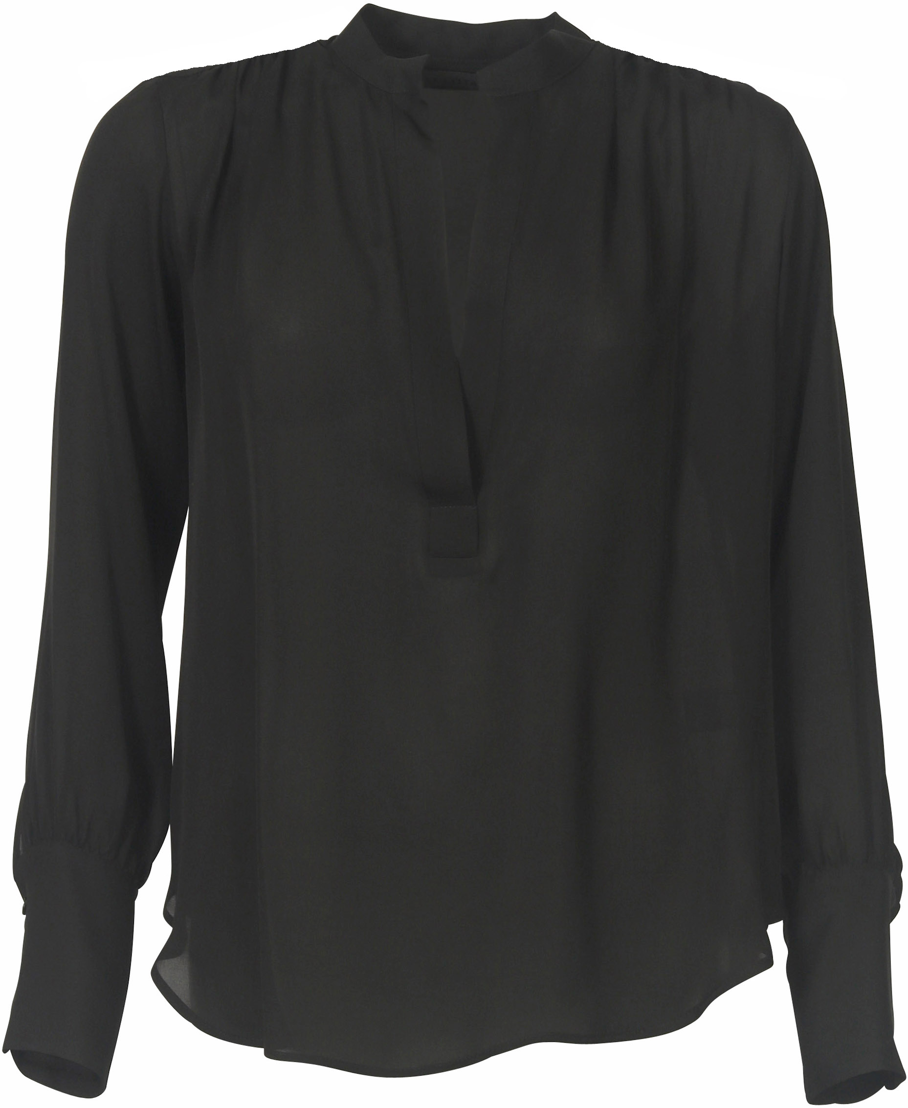 Nili Lotan Silk Blouse Colette Black