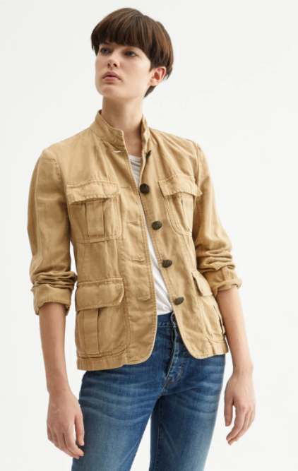 Nili Lotan Cambre Jacket Desert Sand