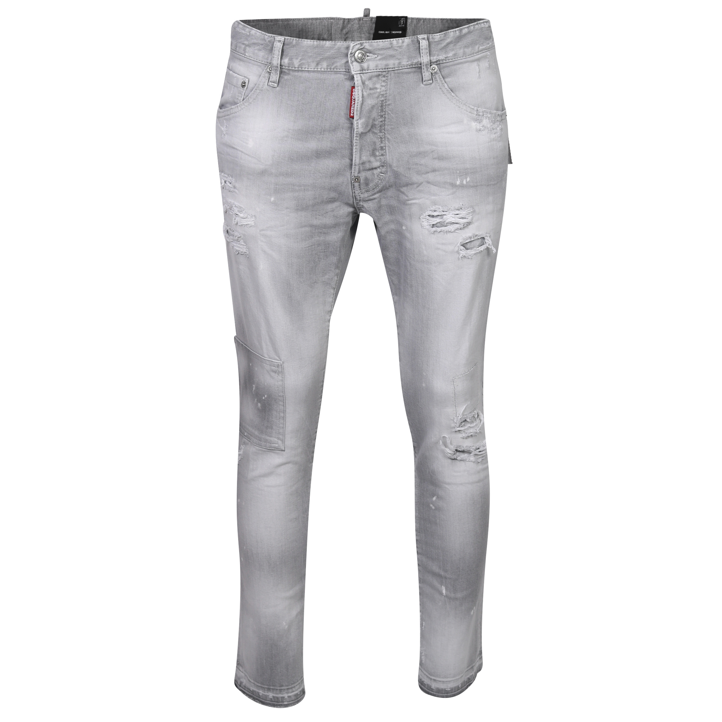 Dsquared Jeans Cool Guy Cropped Grey Washed
