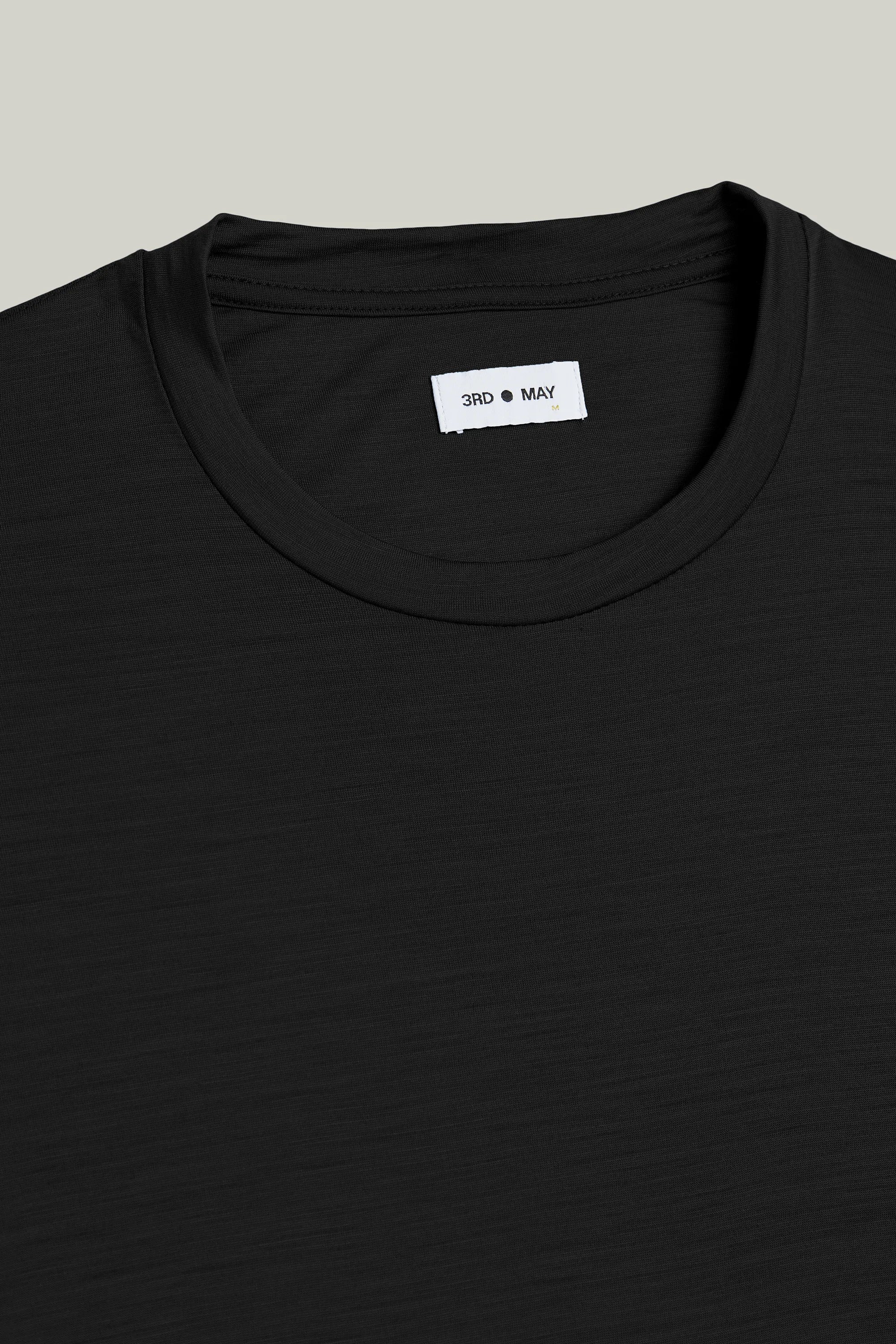 3RD MAY Luxe Wool Longsleeve in Black 3XL