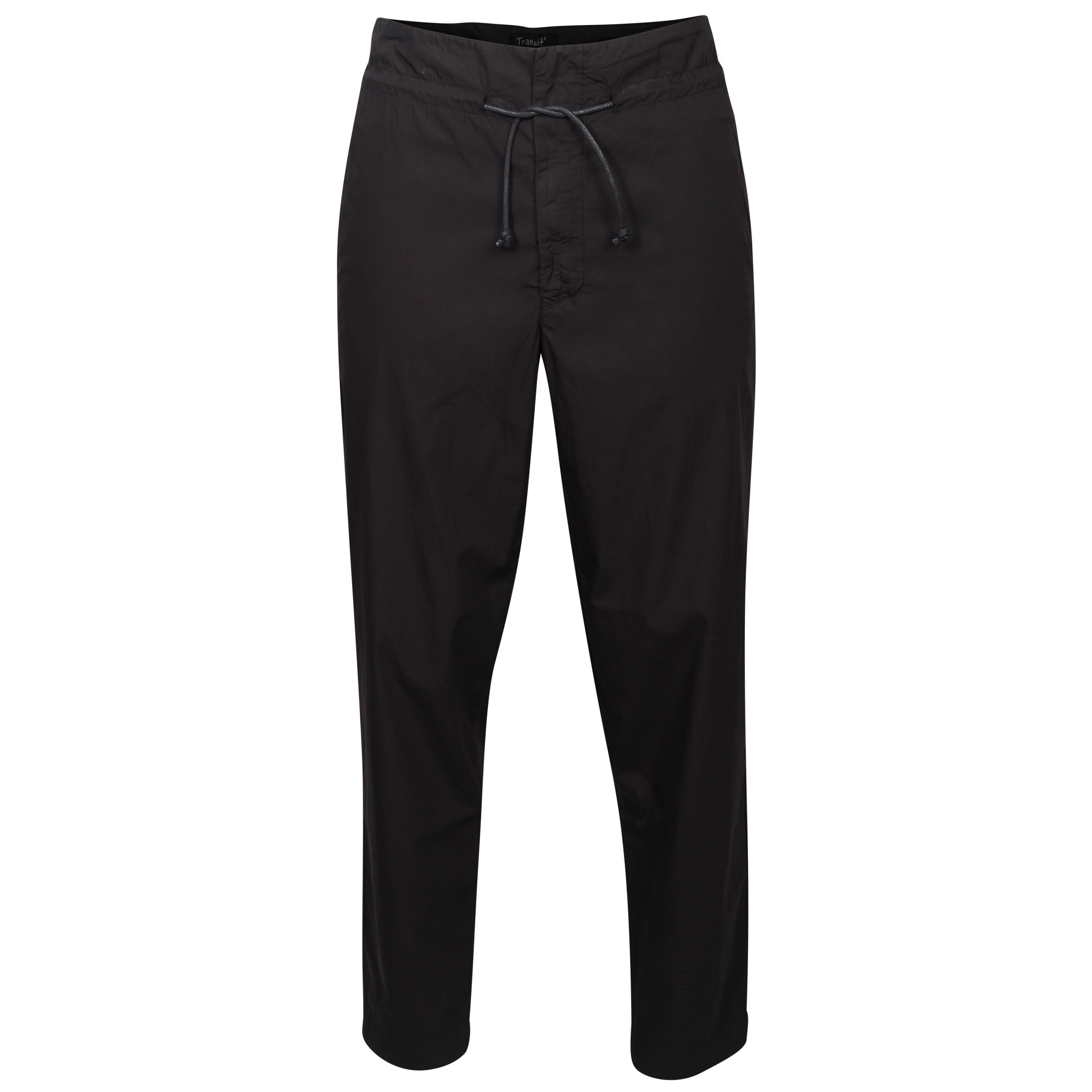 Transit Uomo Cottton Pant Black