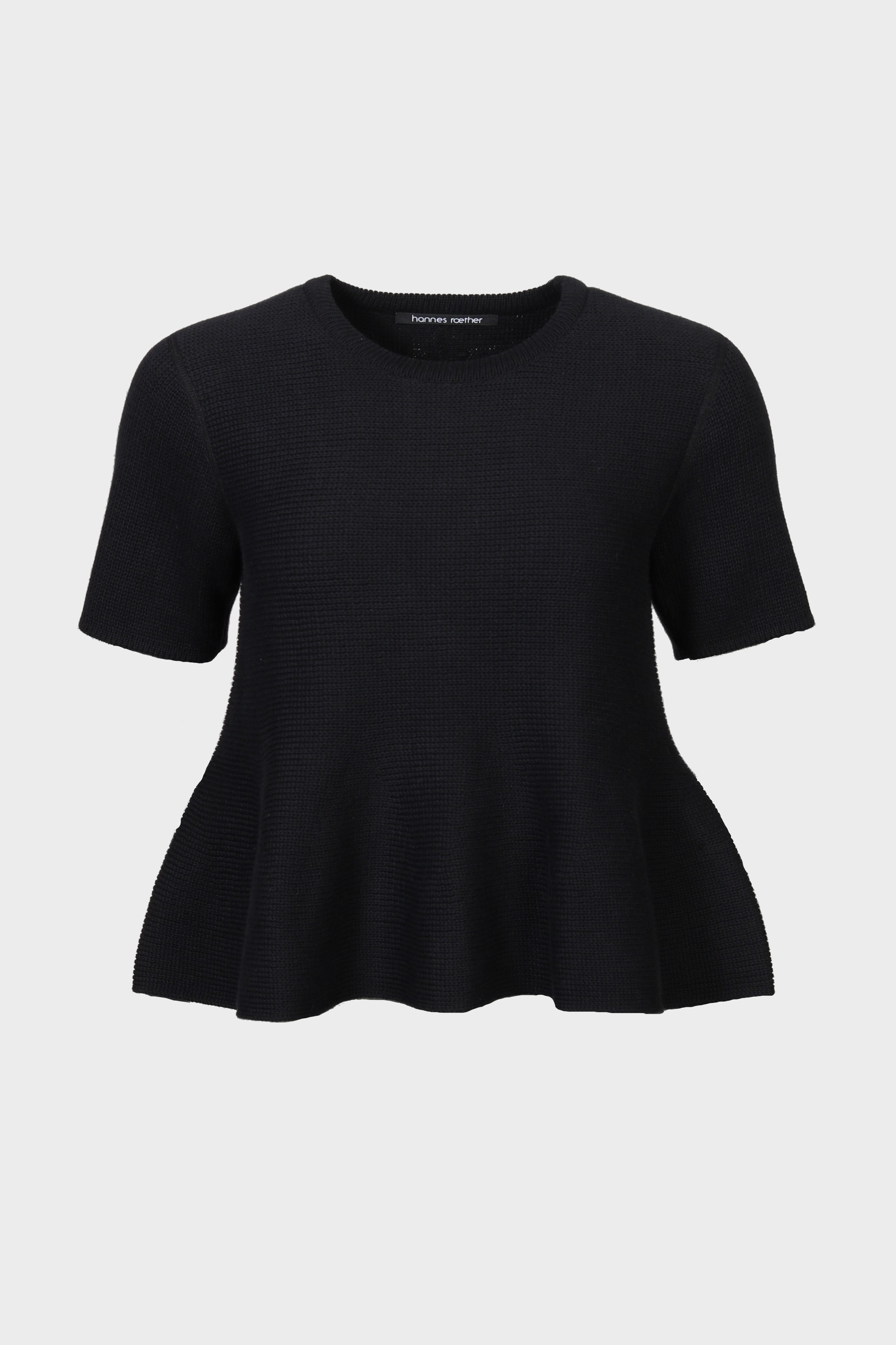 HANNES ROETHER Knit Top in Black