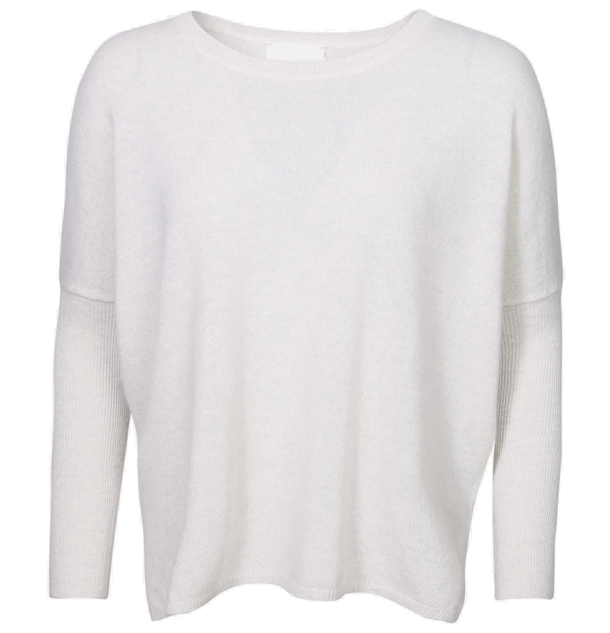 ABSOLUT CASHMERE Poncho Sweater Astrid in Light Grey Melange S
