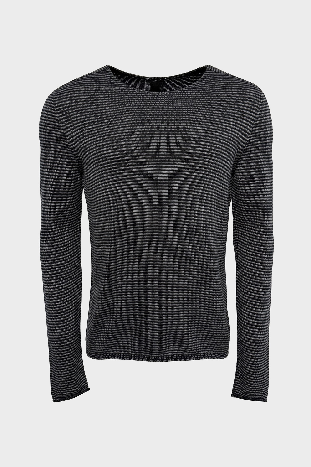 HANNES ROETHER Striped Wool/Silk Sweater