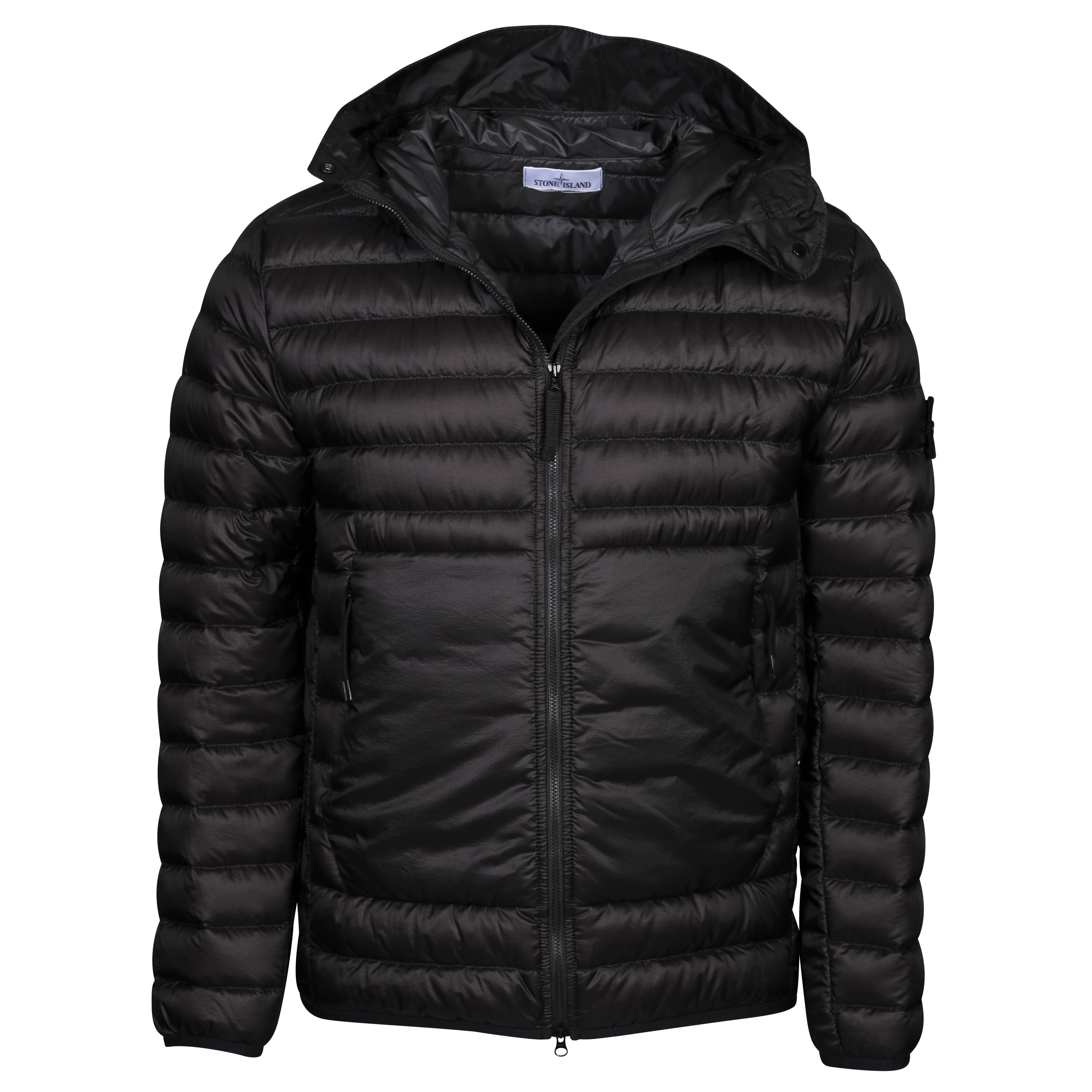 Stone Island Down Jacket in Black
