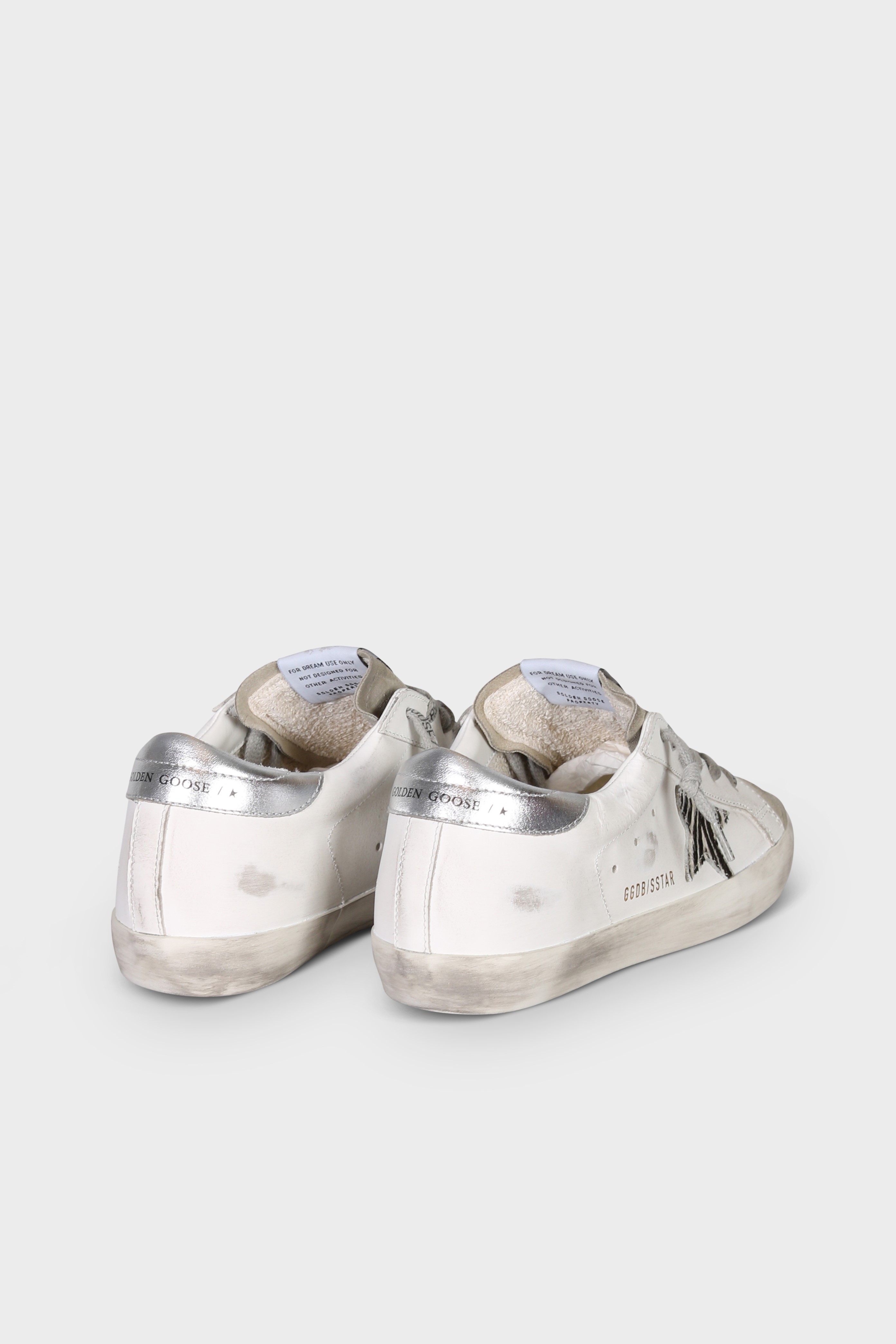 GOLDEN GOOSE Super-Star Zebra Star Laminated Heel