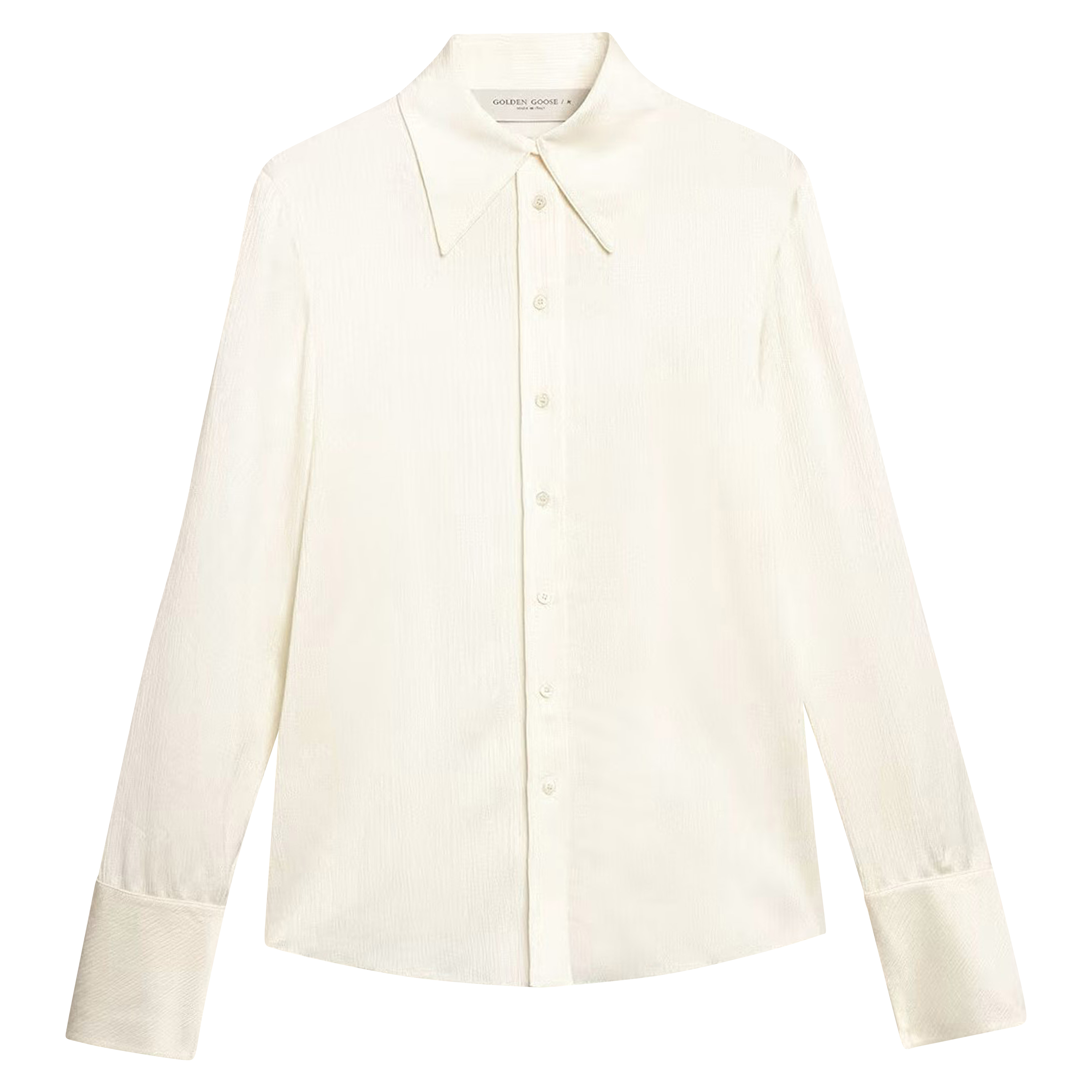 Golden Goose Fitted Shirt Gigi in Offwhite XS