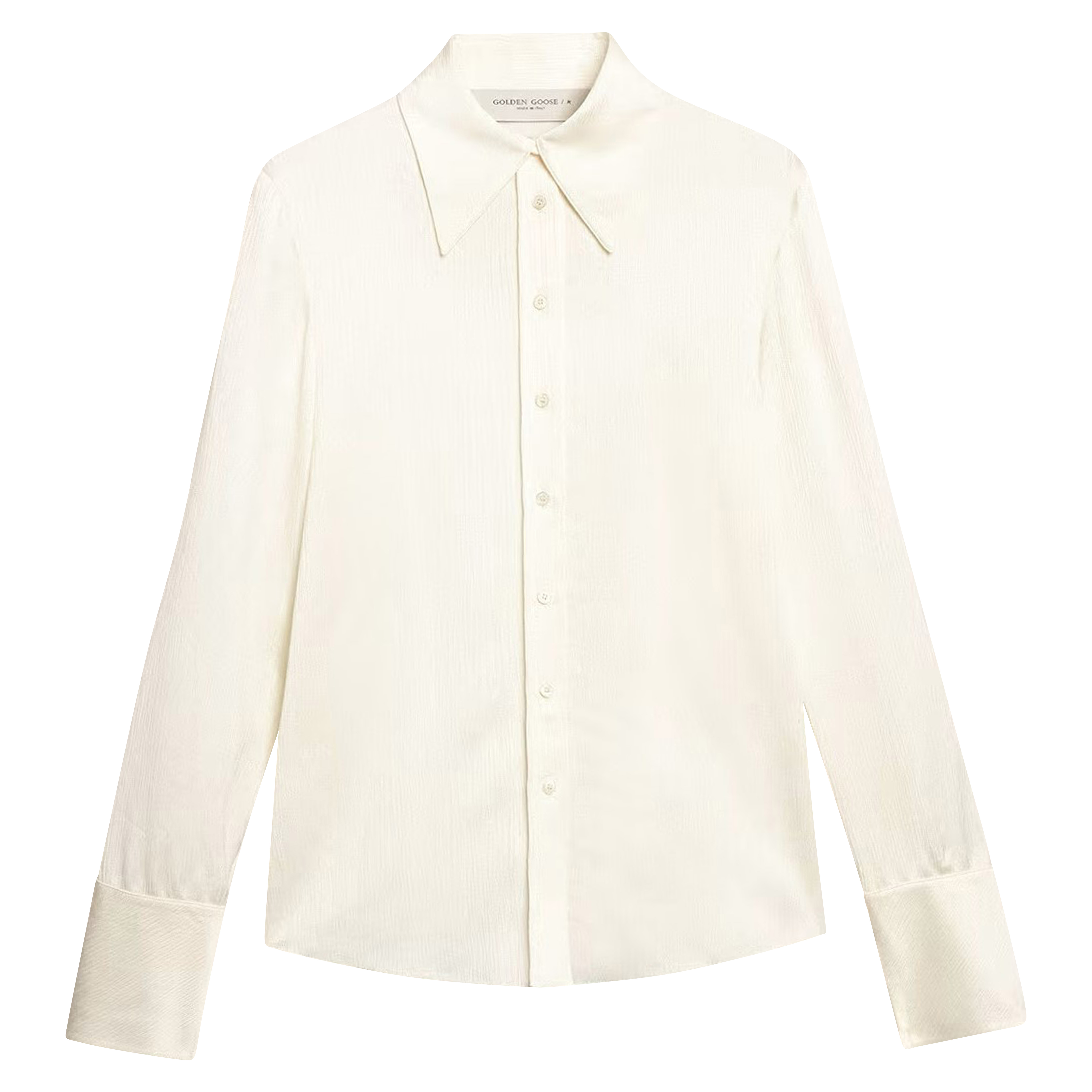 Golden Goose Fitted Shirt Gigi in Offwhite