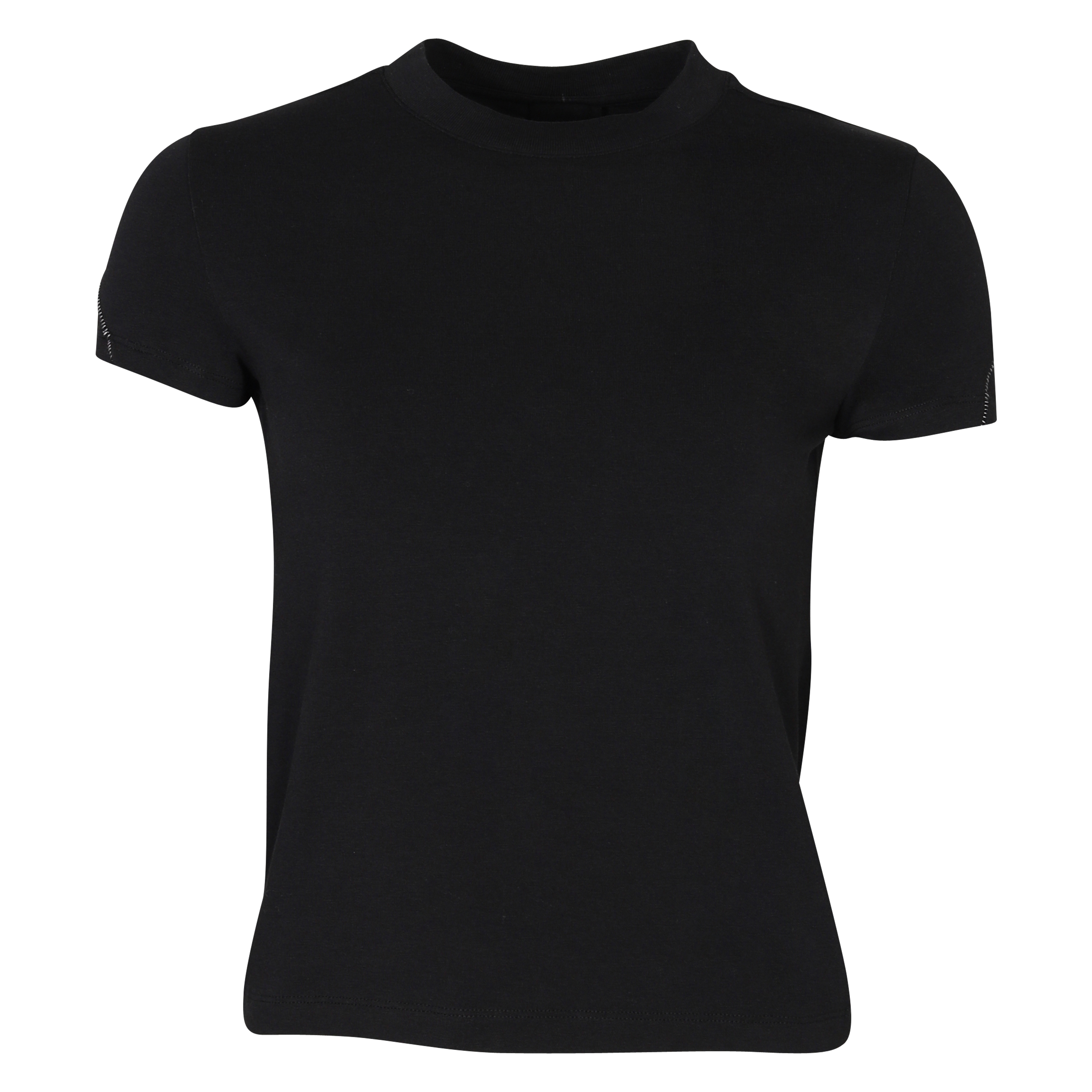 Thom Krom T-Shirt with Stitches in Black