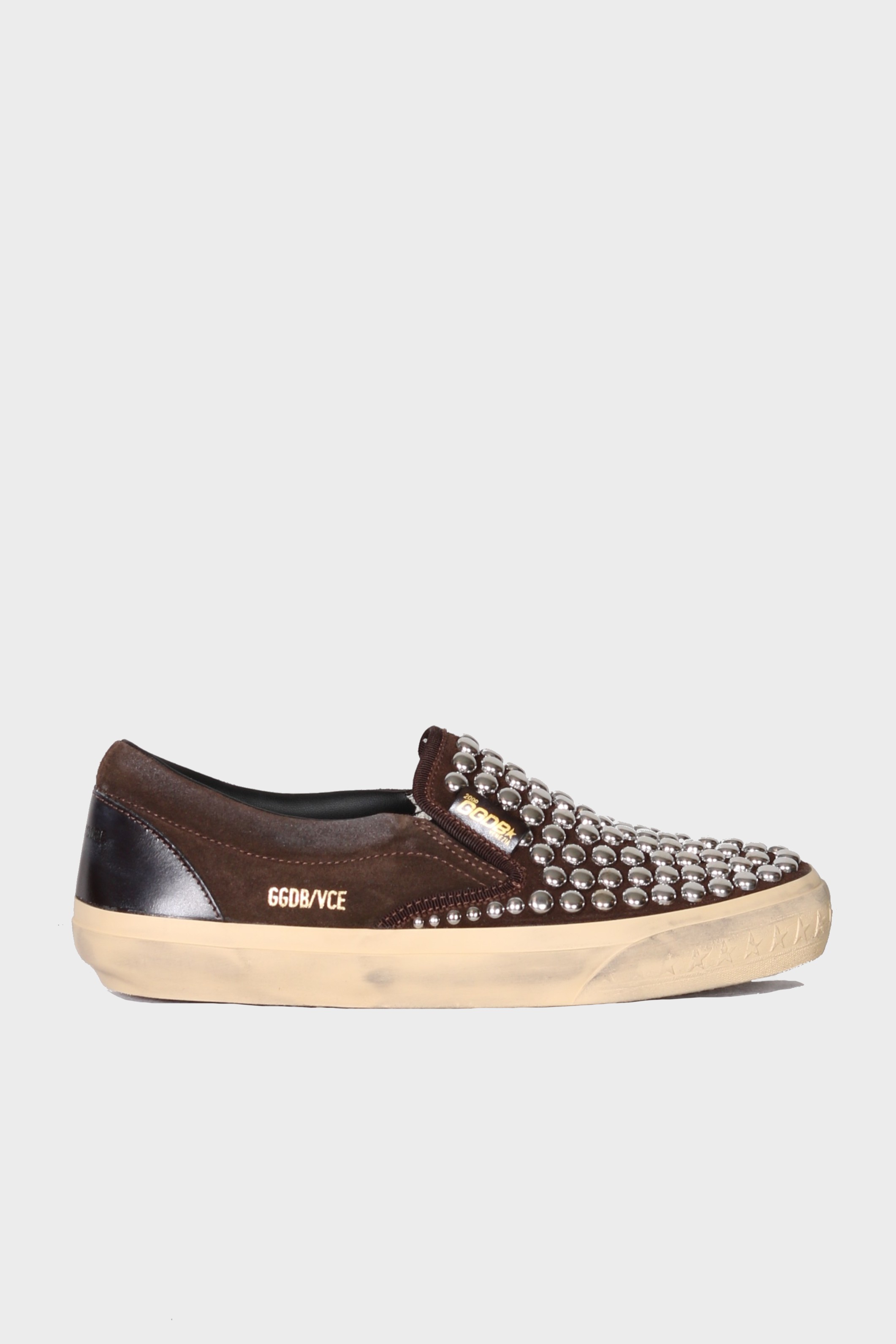 GOLDEN GOOSE VCE Suede with Studs in Brown