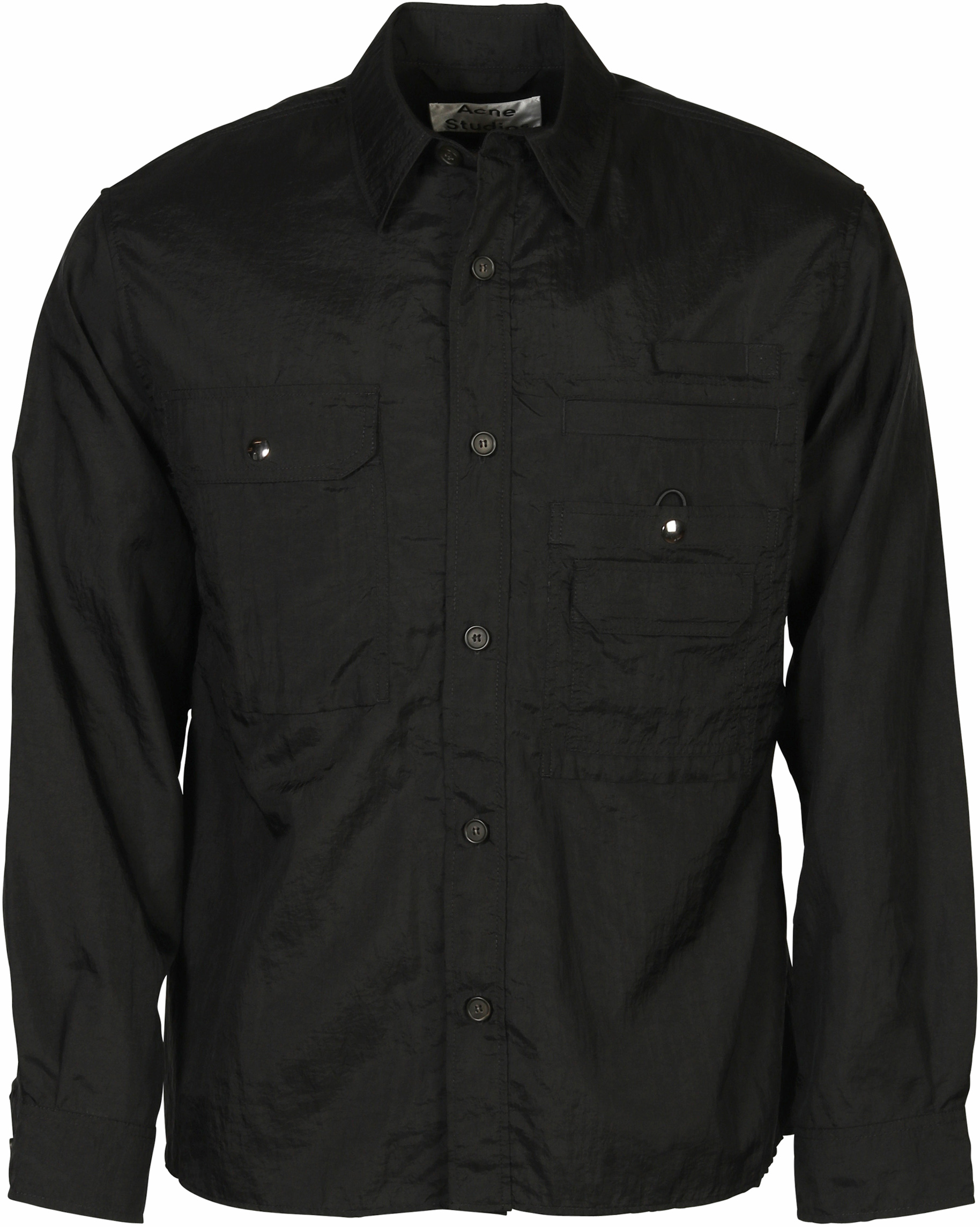 Acne Studios Overshirt Orallo Black Nylon