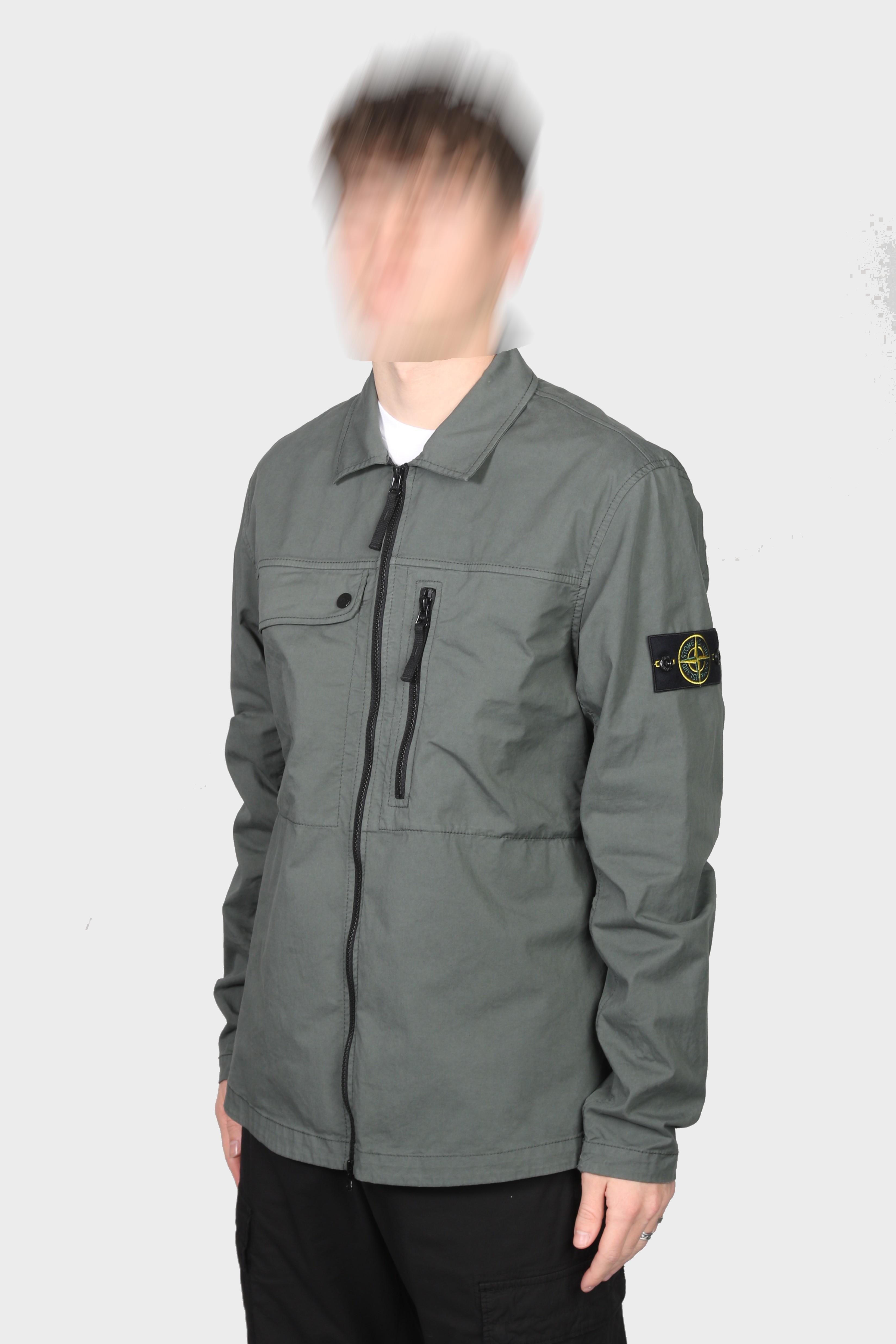 STONE ISLAND Overshirt in Green S