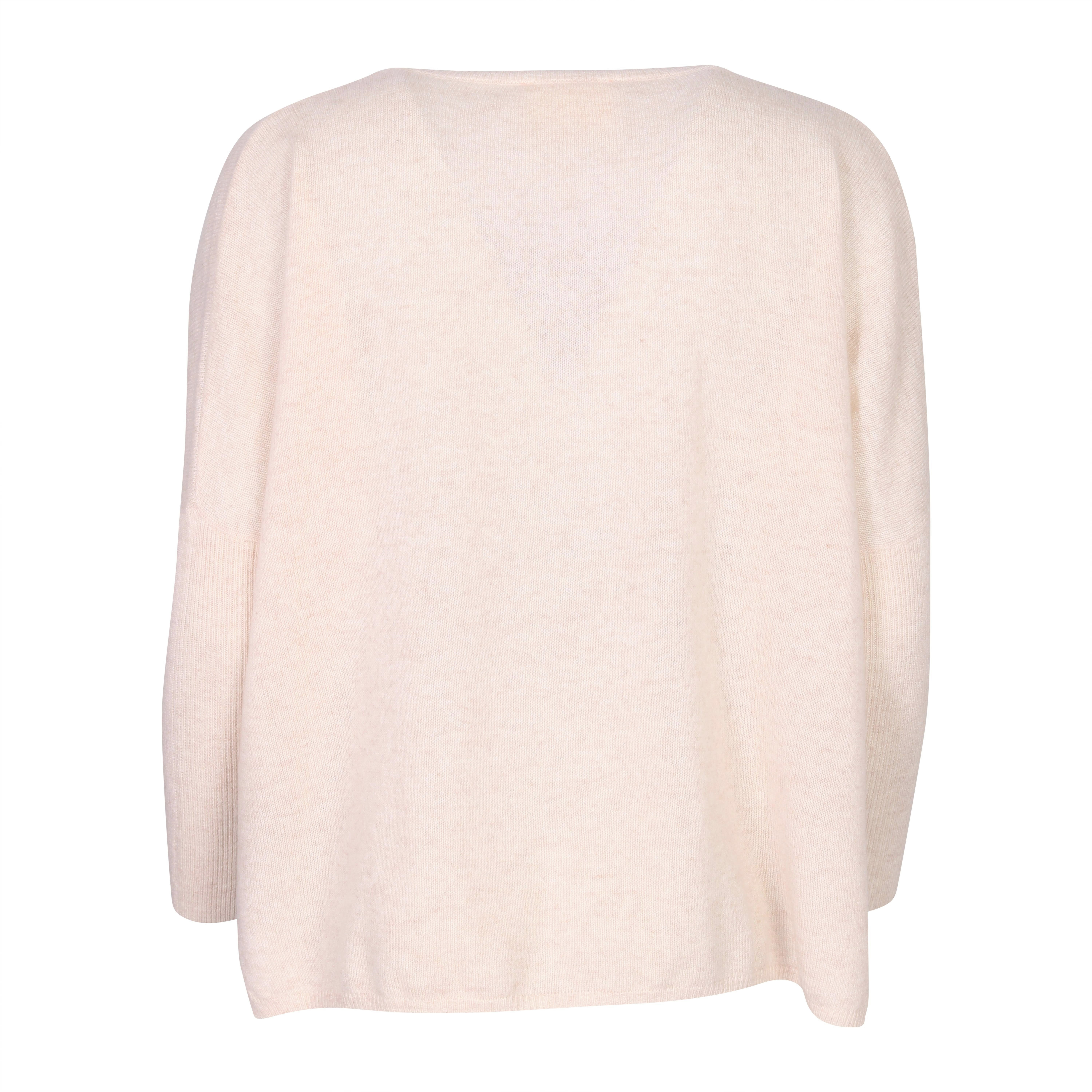 Absolut Cashmere Poncho Sweater in Beige Melange M