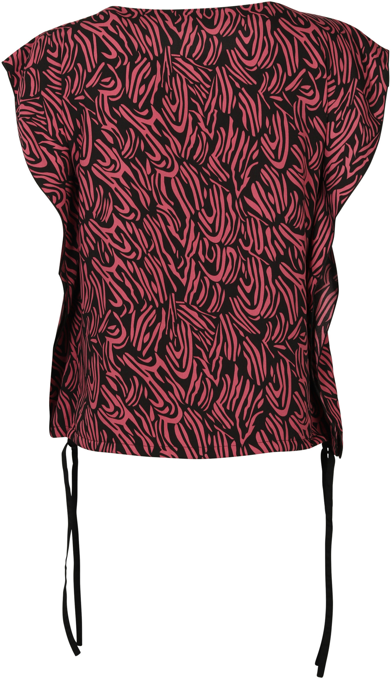 Nikkie Top Sandy Black/Blushpink Printed 36