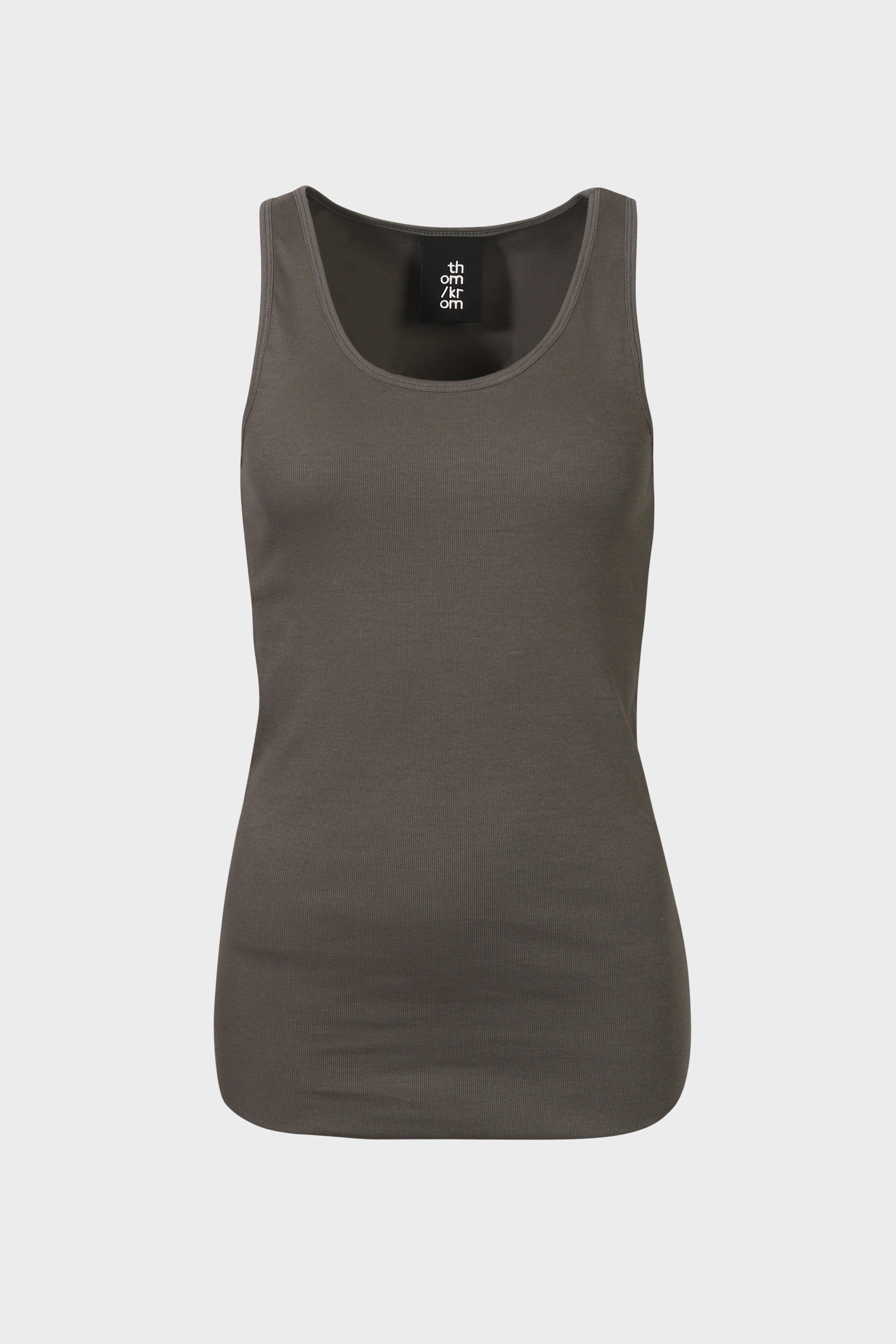 THOM KROM Tank Top in Ivy Green