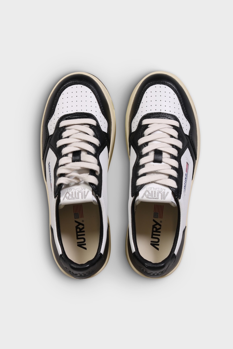 AUTRY ACTION SHOES Low Platform Sneaker White/Black 41