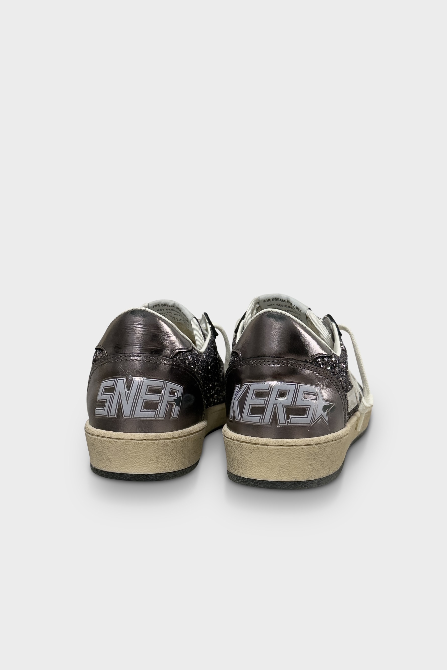 GOLDEN GOOSE Ballstar Purple Glitter