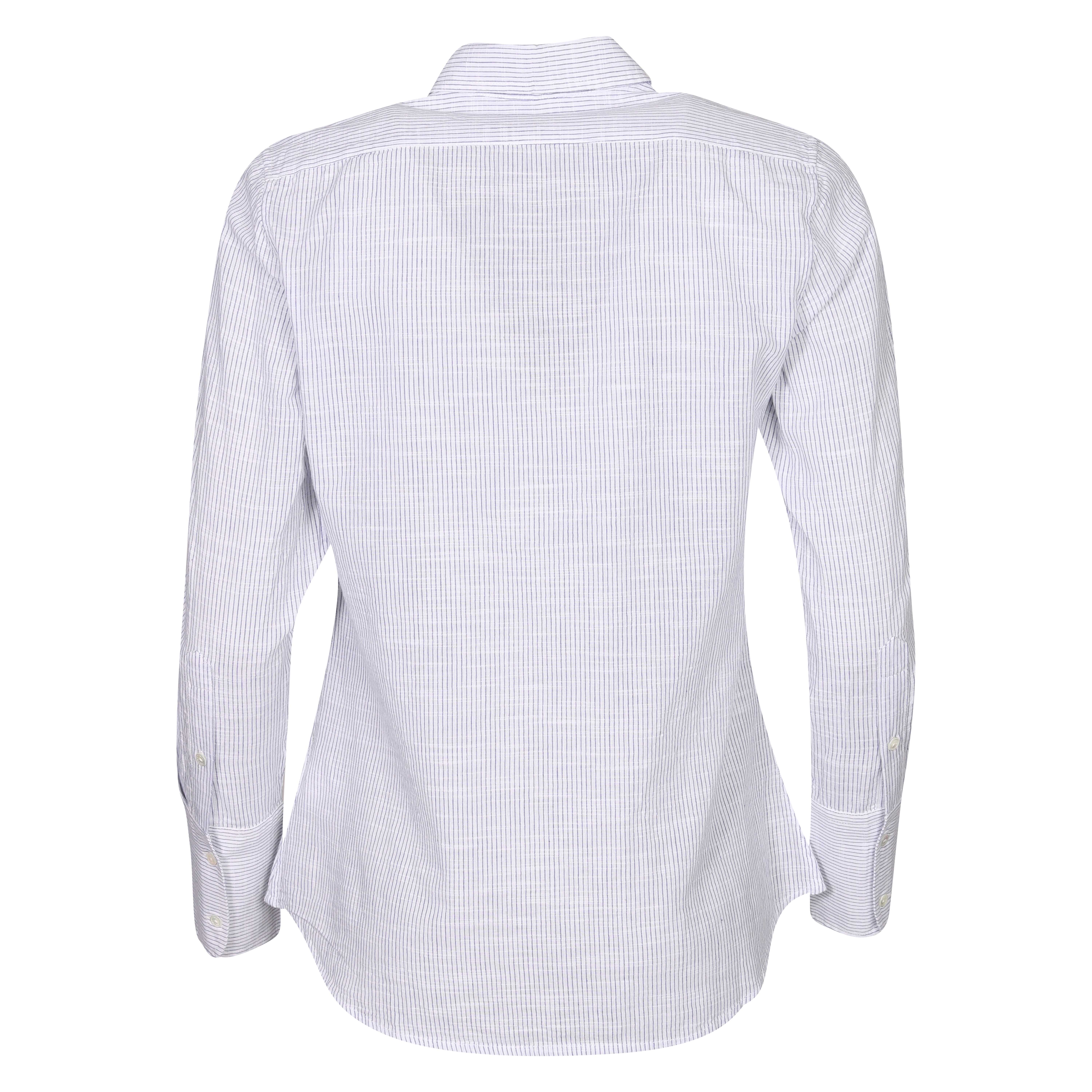 Nili Lotan Lightweight NL Shirt Blue/White Stripes S