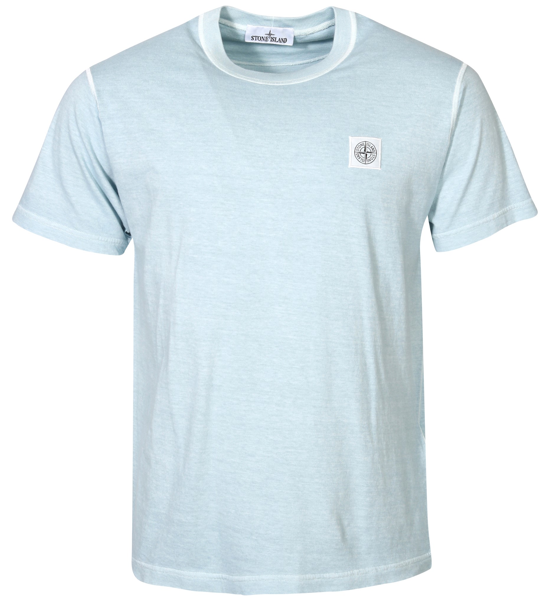 STONE ISLAND T-Shirt in Washed Sky Blue S