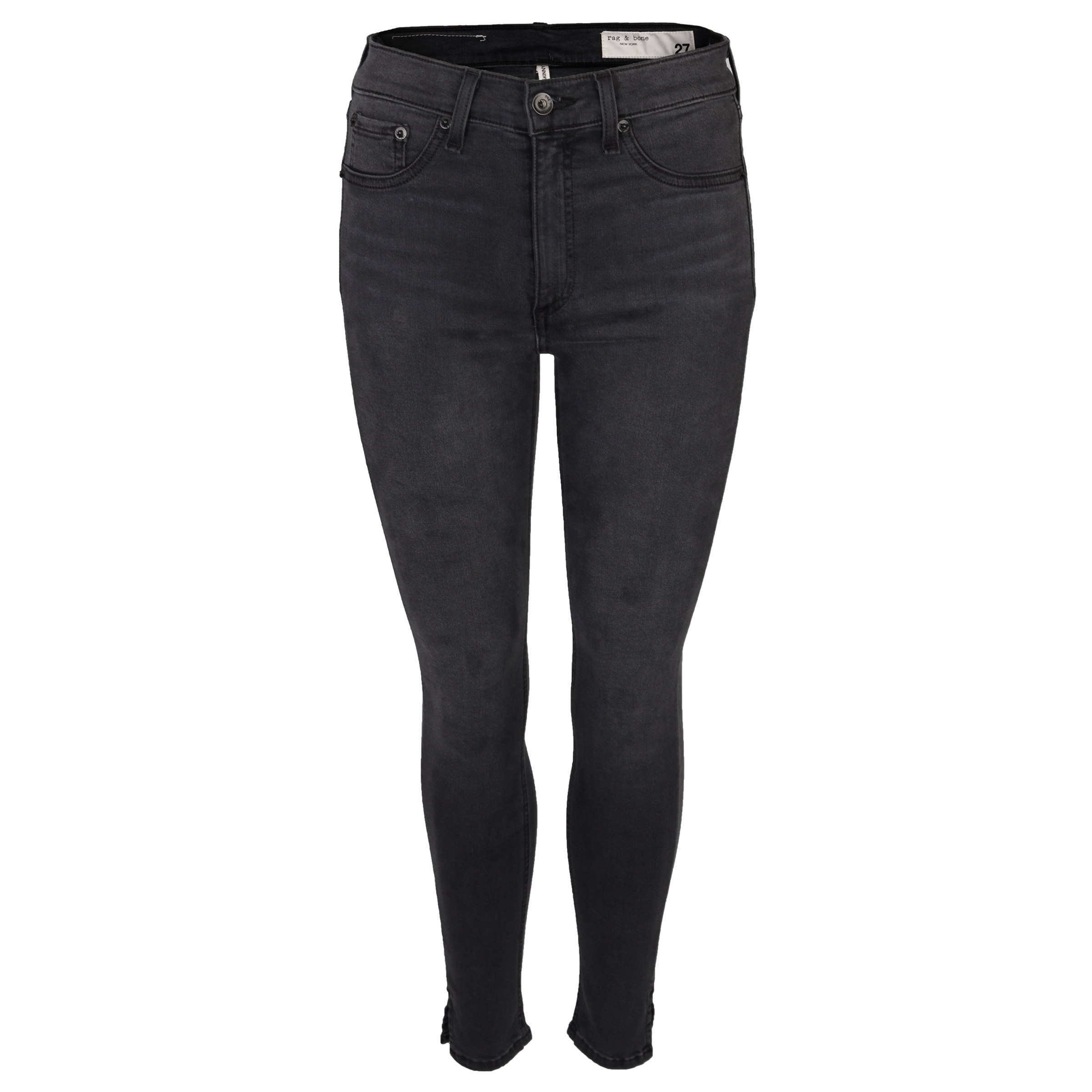 Rag & Bone Jeans Capri grau