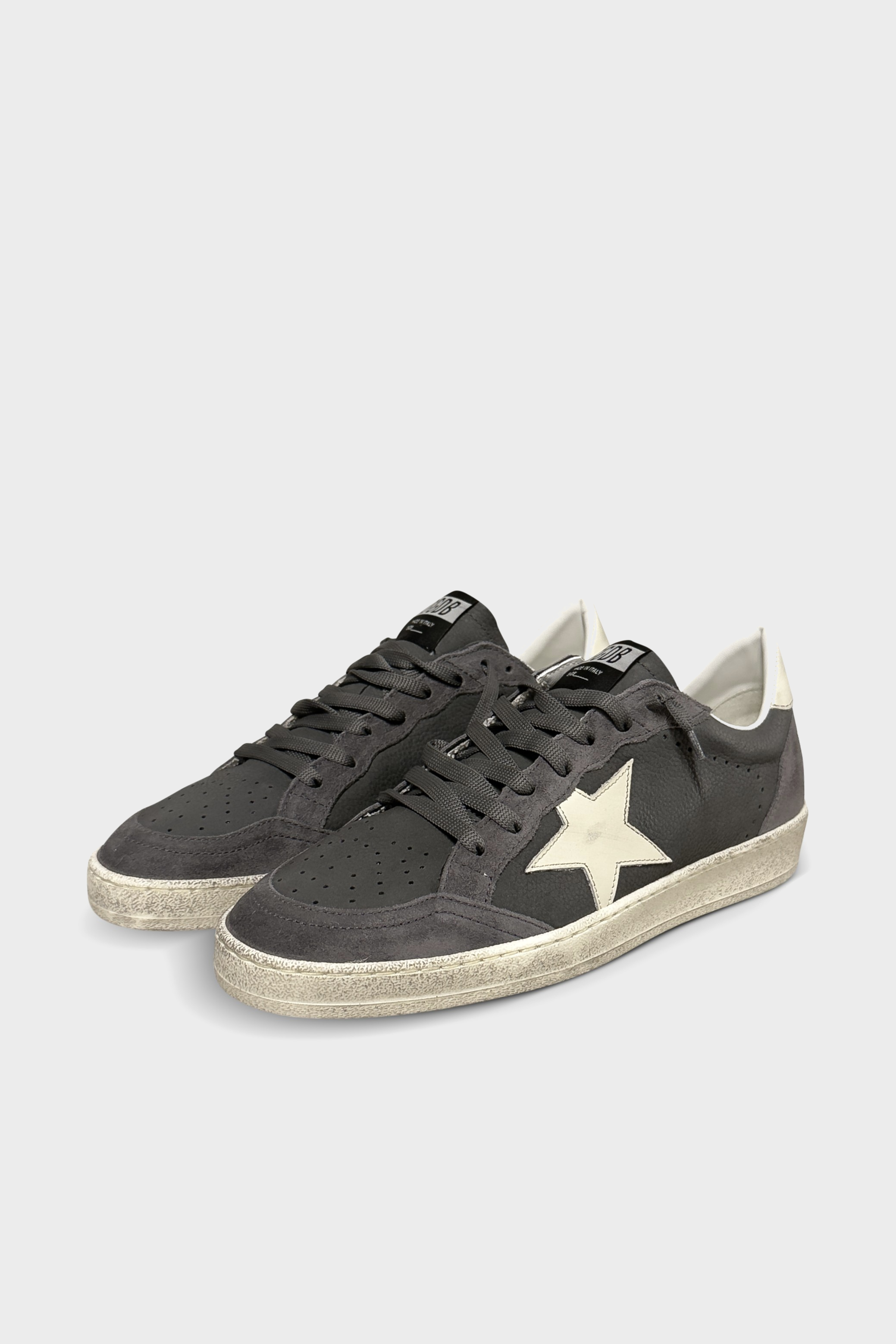 GOLDEN GOOSE Ballstar Grey Nubuk