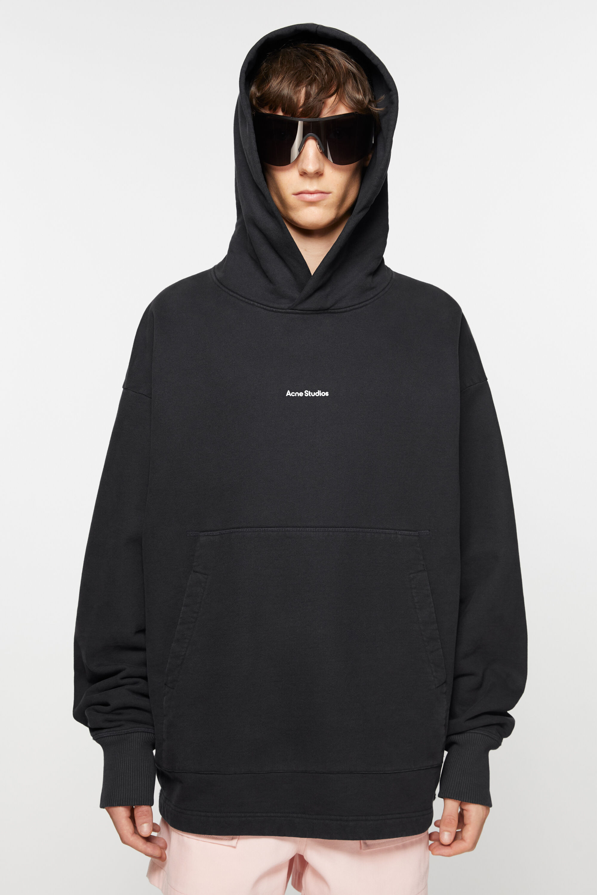 ACNE STUDIOS Stamp Oversize Sweathoodie in Black L