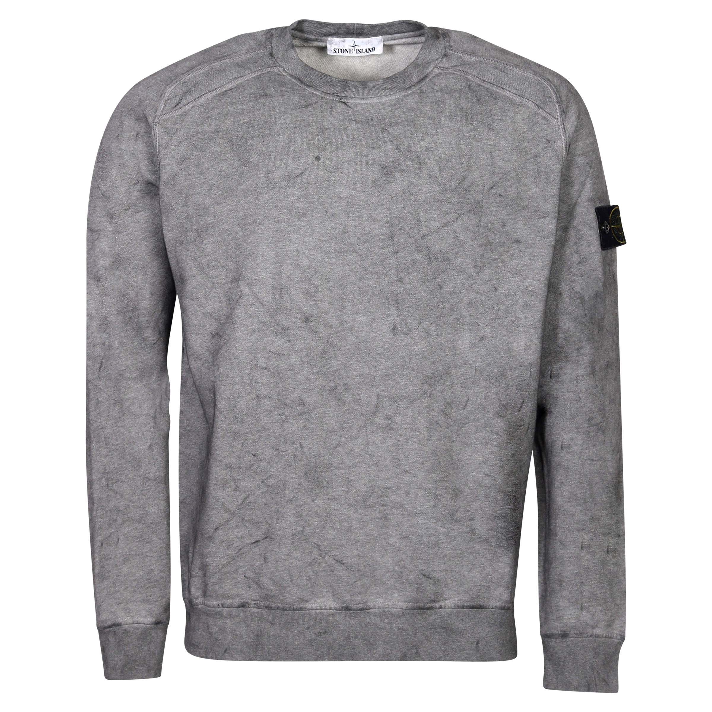 Stone Island Sweatshirt Grey Sprayed