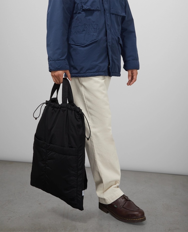 ASPESI Nylon Backpack in Black