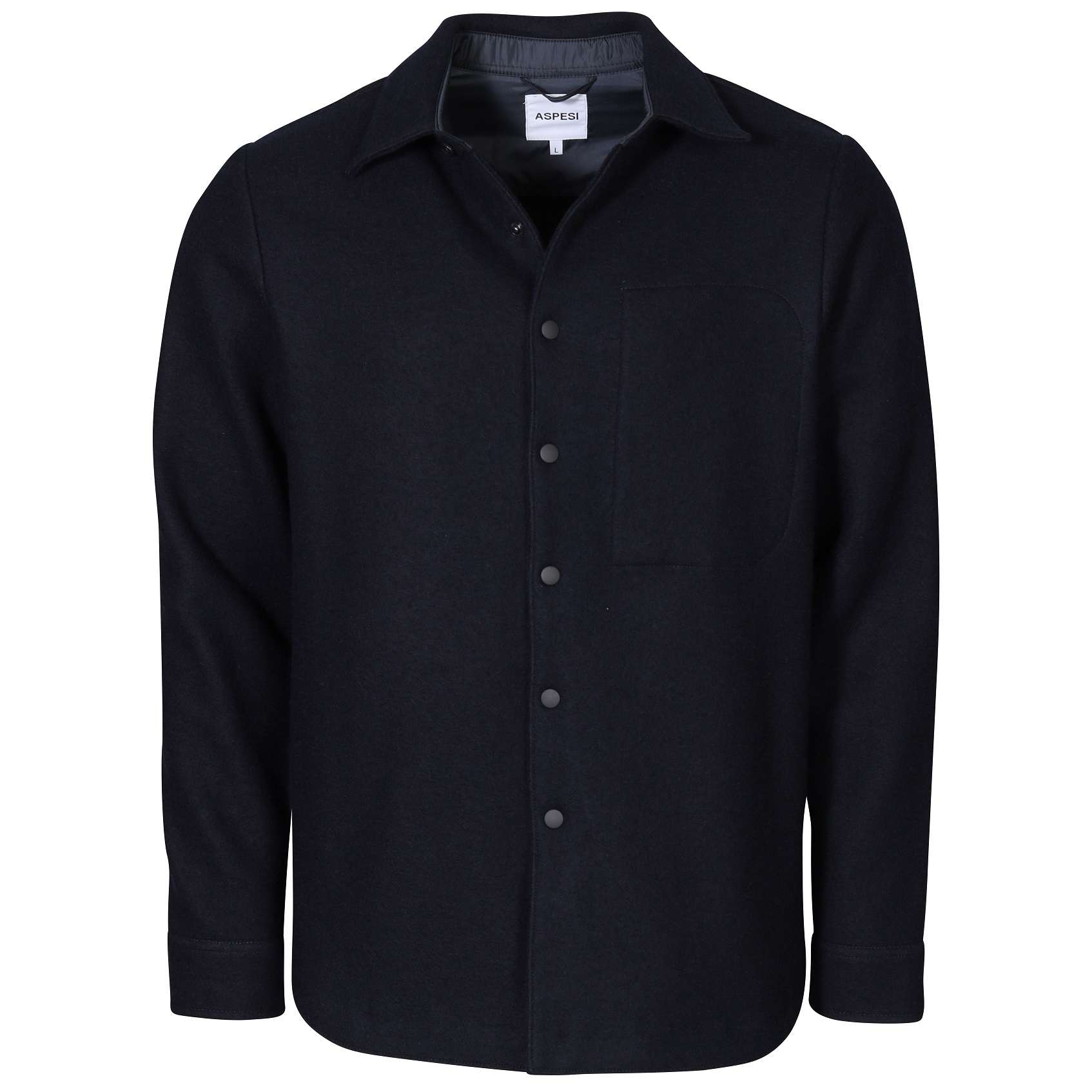 ASPESI Wool Jacket in Navy