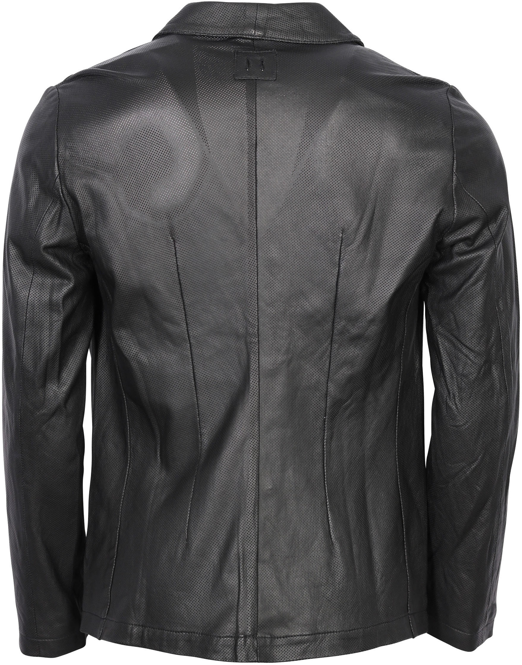 Hannes Roether Leather Jacket Black