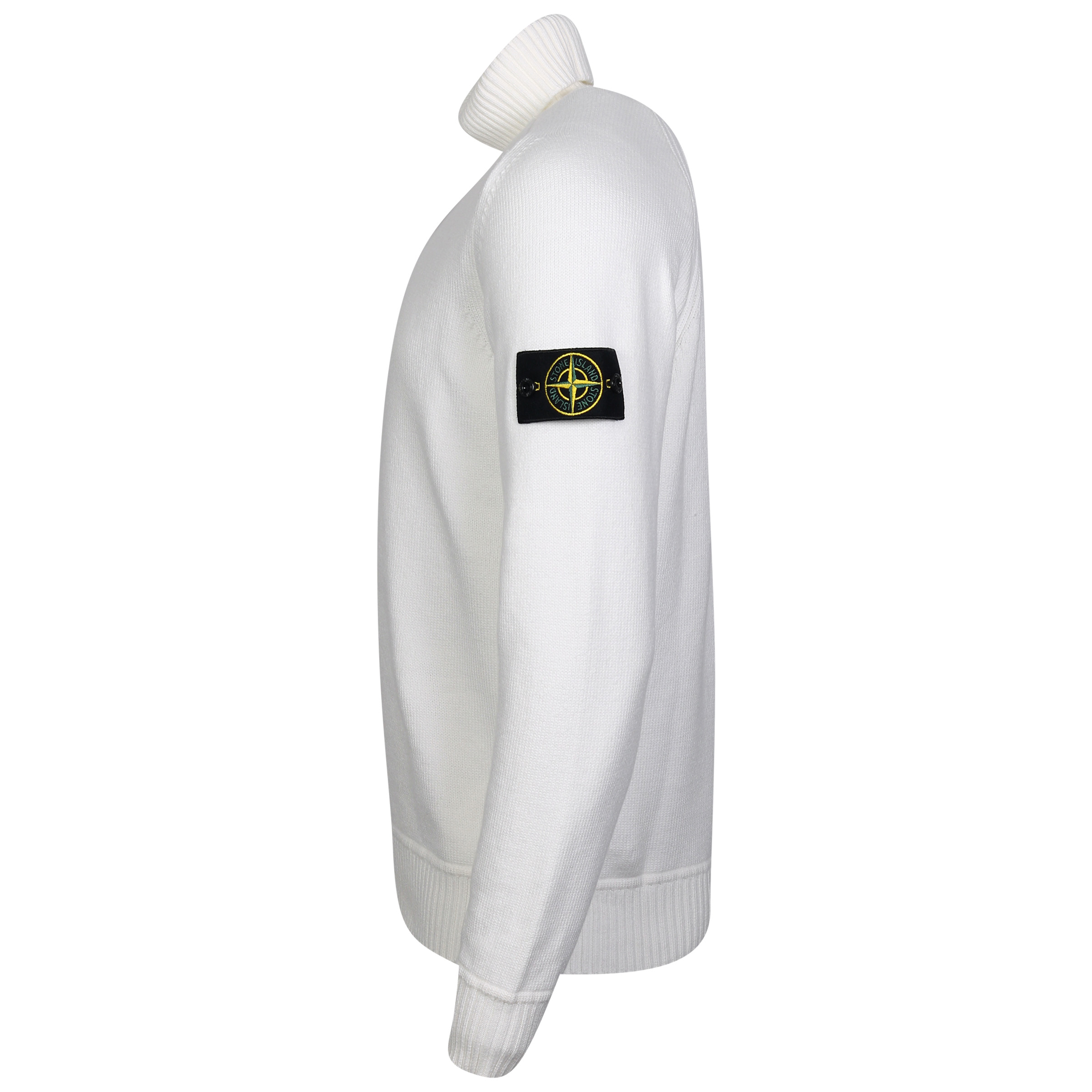Stone Island Turtle Knit Sweater White