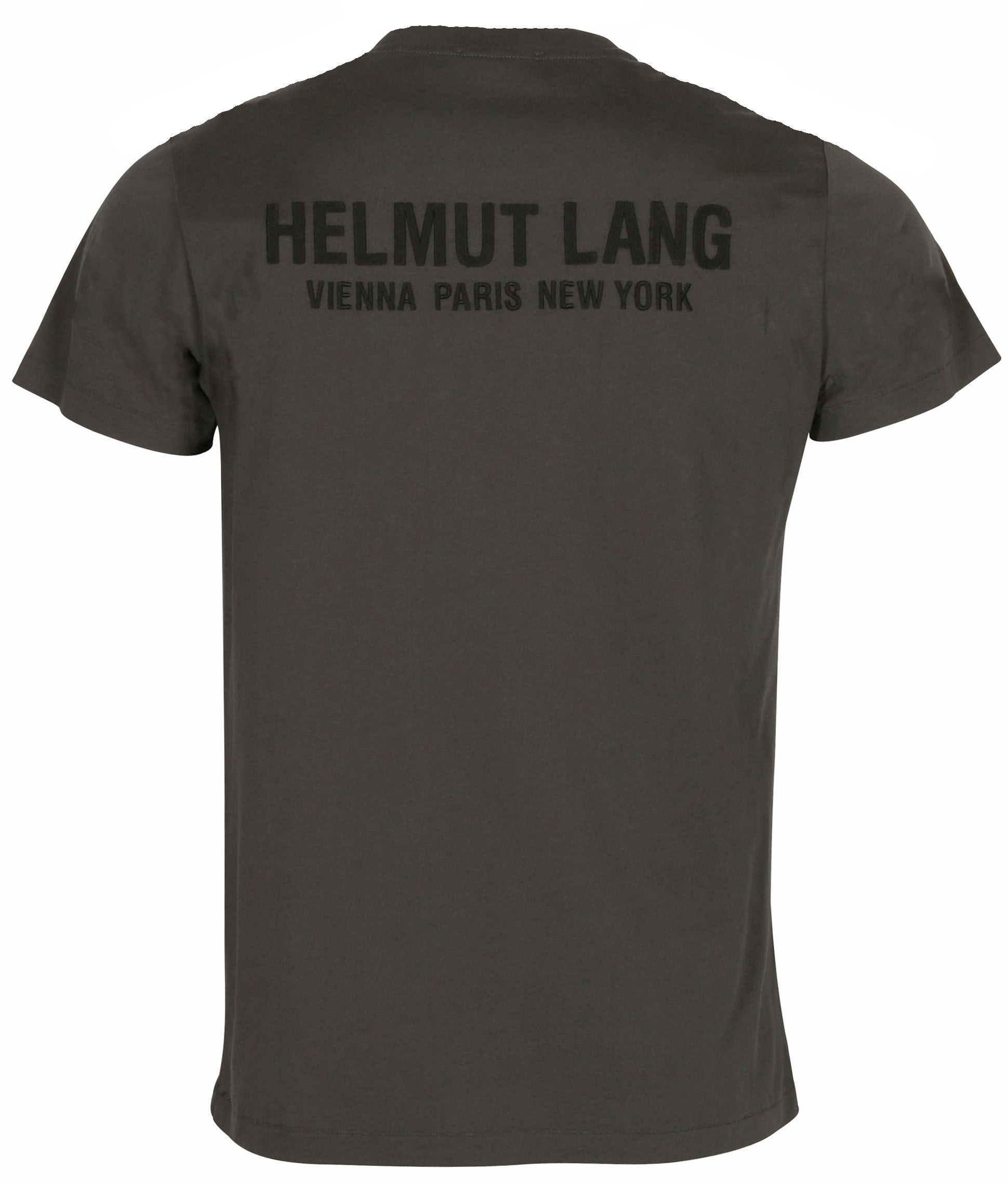Helmut Lang T-Shirt Grey Printed Embroidered XL
