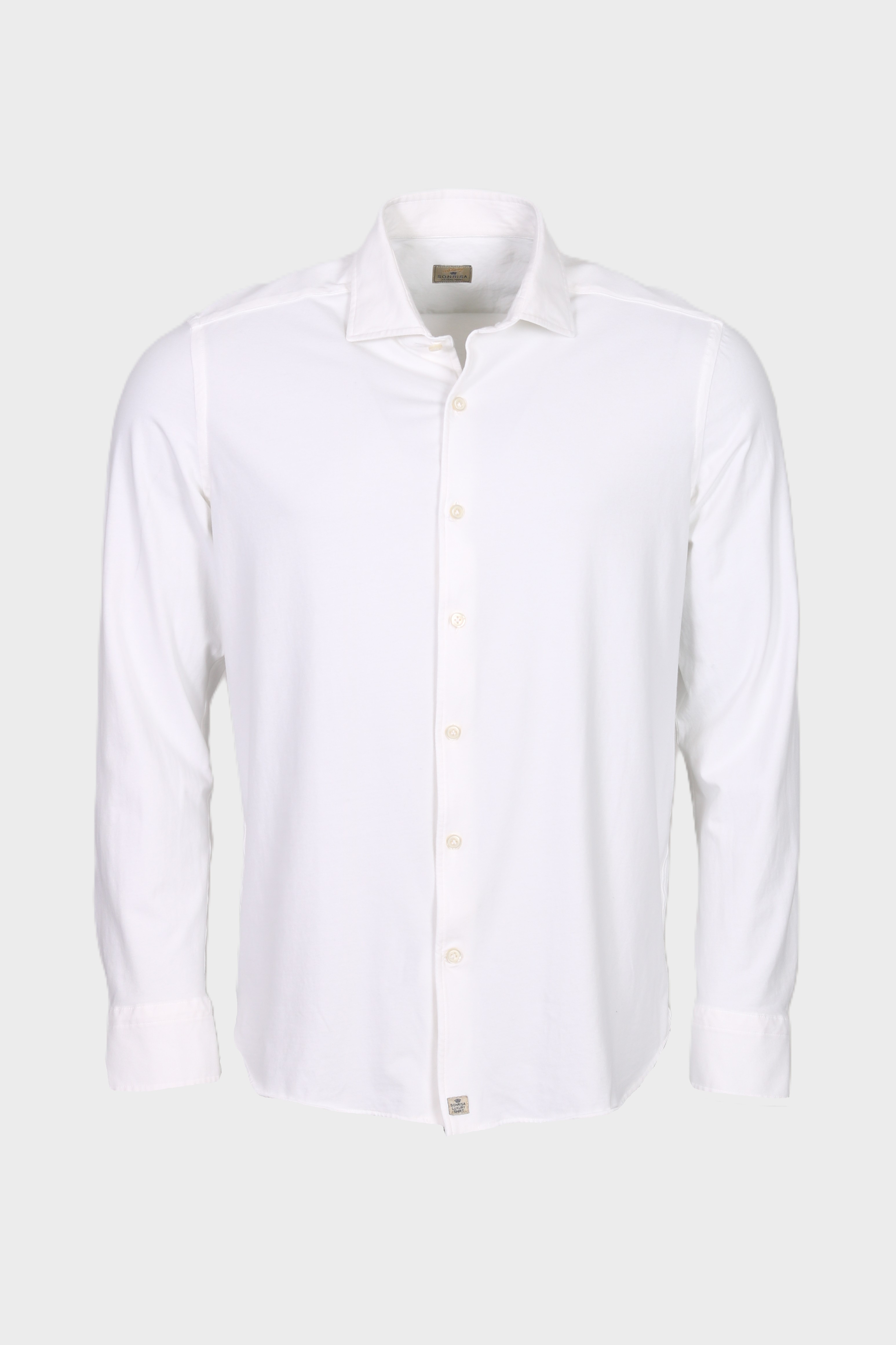SONRISA Washed Jersey Shirt in White