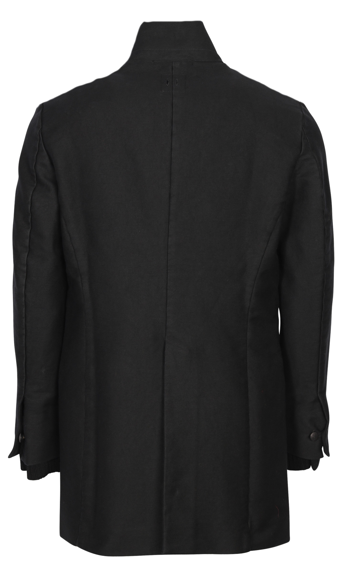 Hannes Roether "Deutsch Leder" Coat in Black