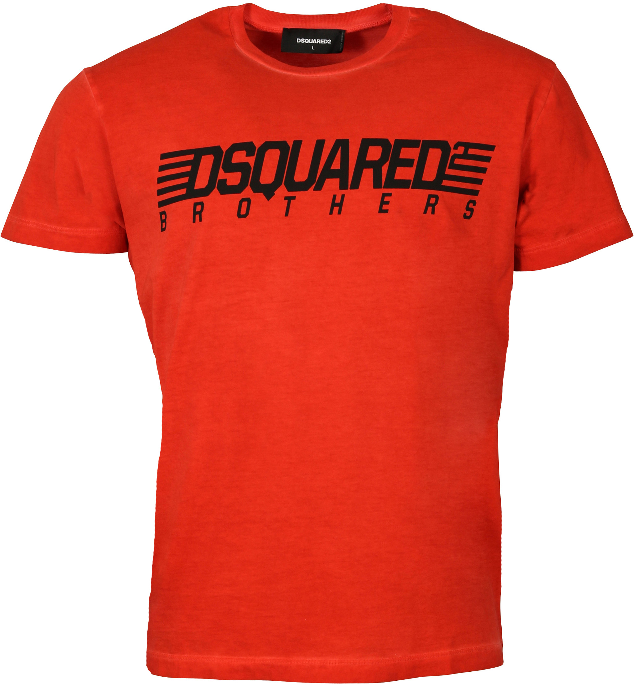 Dsquared T-Shirt Red Printed S