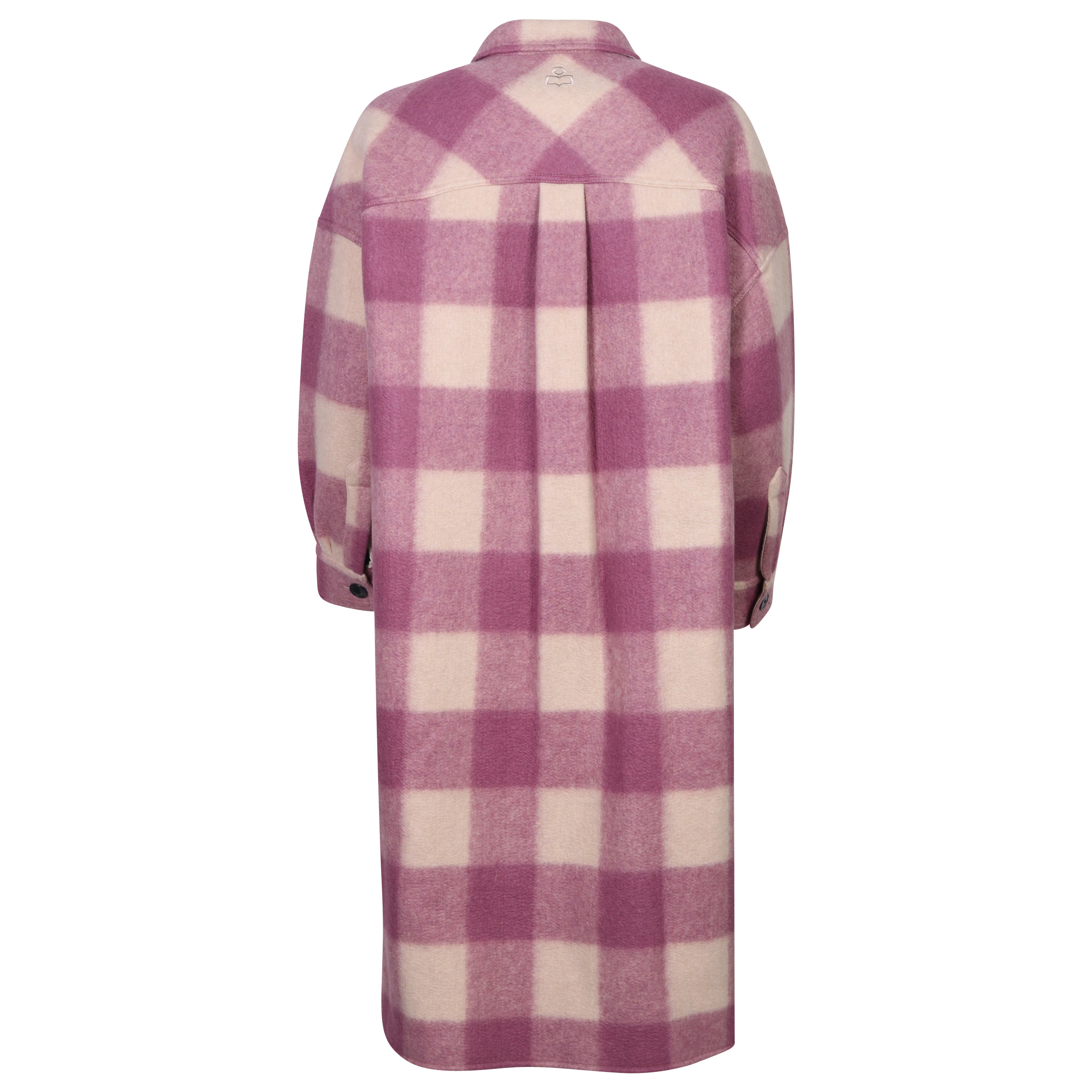 Isabel Marant Étoile Check Coat Fontizi Rosewood
