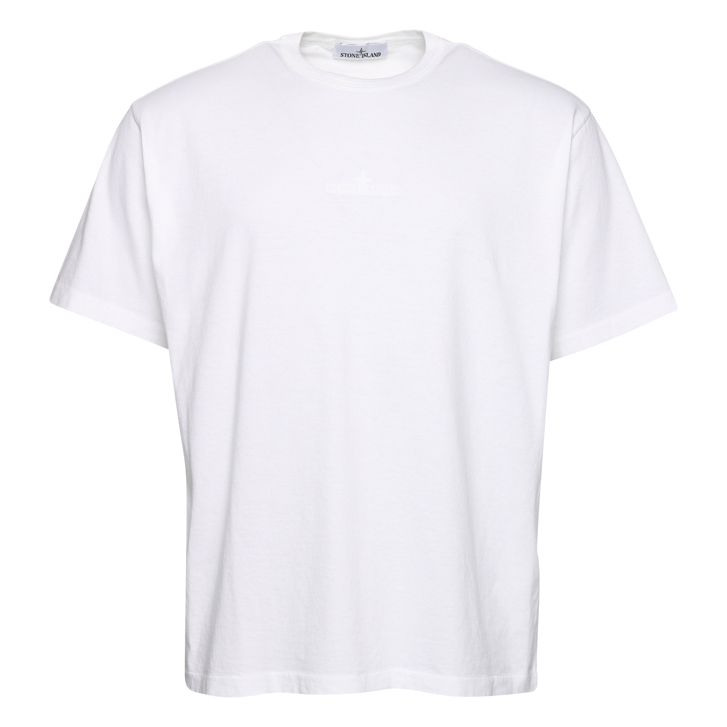 Stone Island Oversize Stamp T-Shirt in White